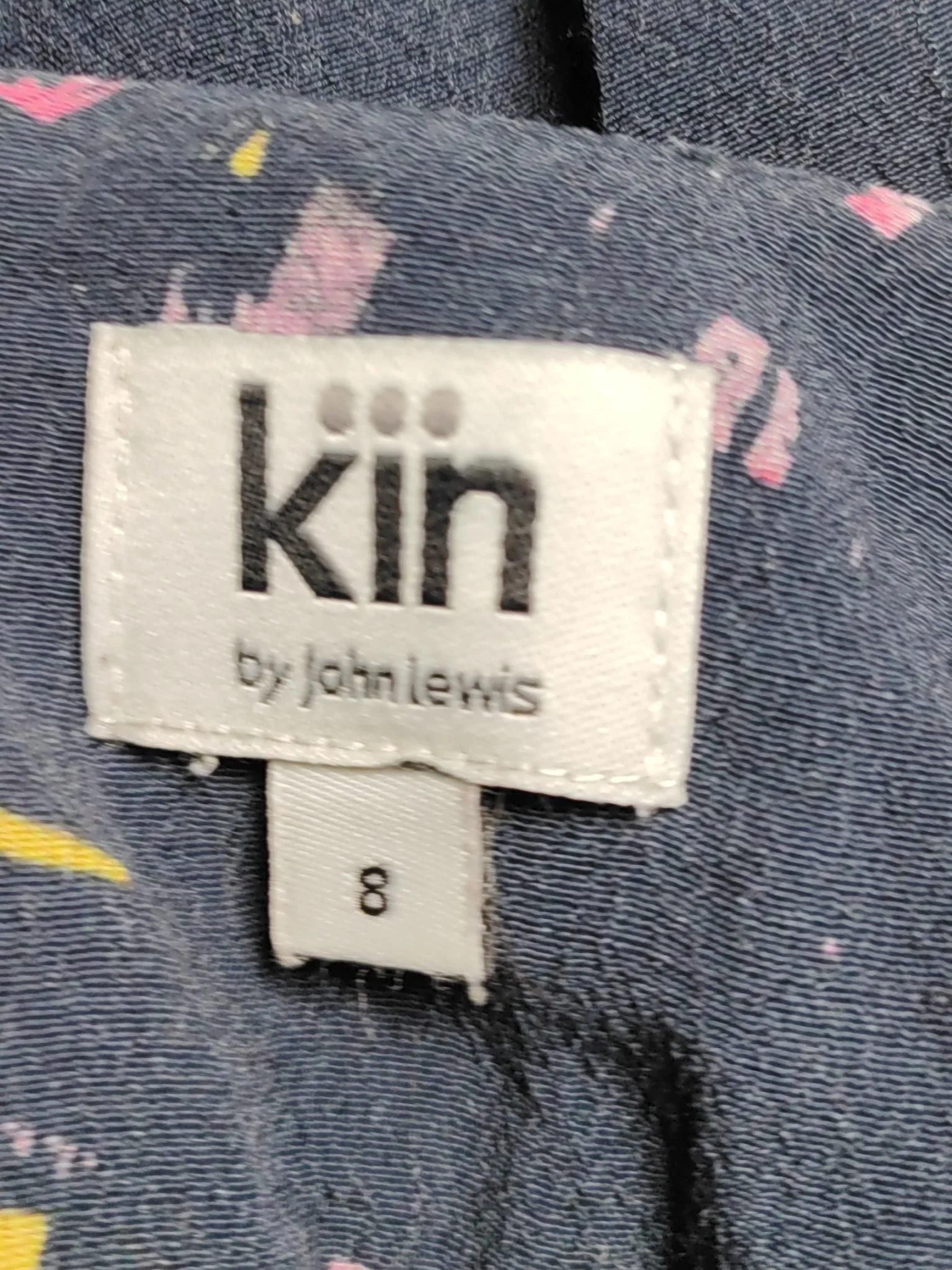 Kin by John Lewis T-Shirt Mini Dress UK8 in Multi - Image 5