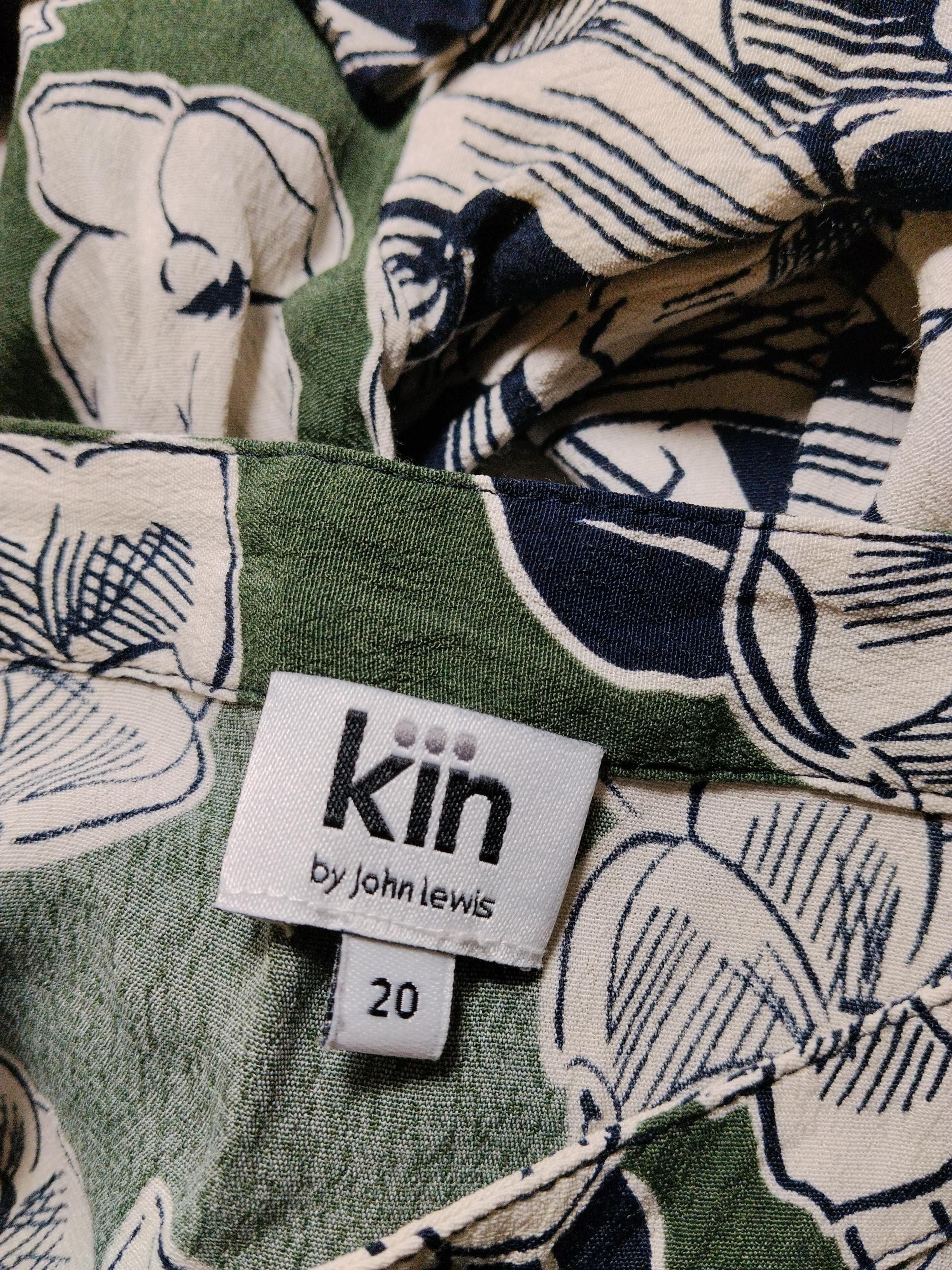 Kin By John Lewis Women's Shirt UK 20 Multi 100% Viscose Basic - Image 5