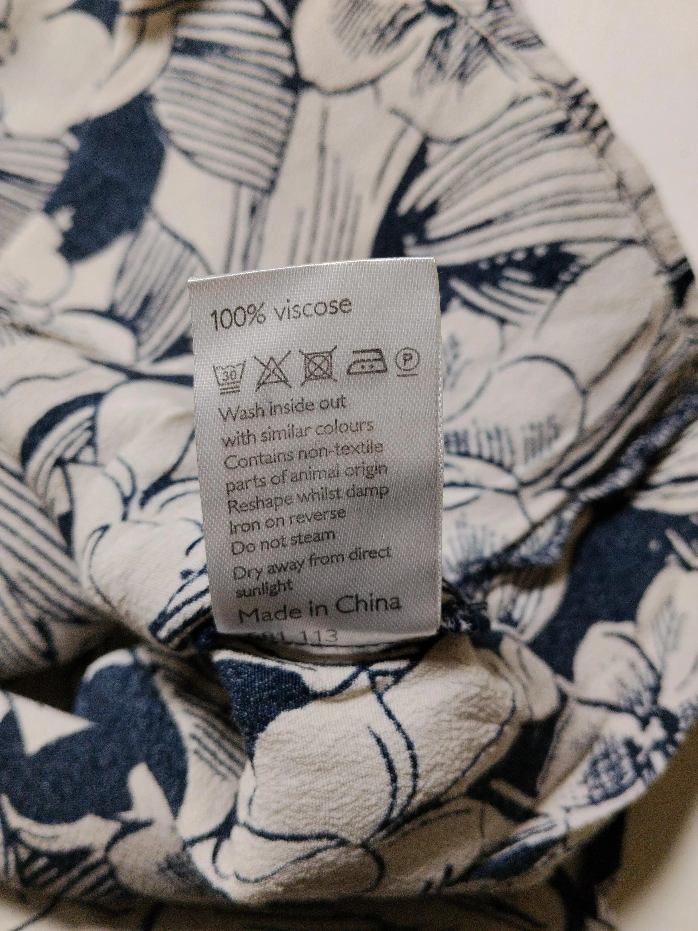 Kin By John Lewis Women's Shirt UK 20 Multi 100% Viscose Basic - Image 6