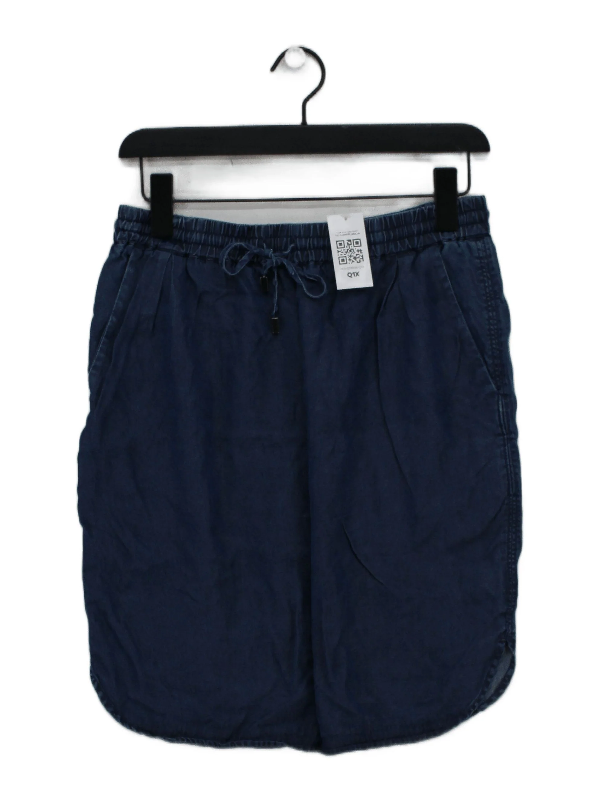 Kin By John Lewis Women's Shorts UK 10 Blue 100% Lyocell Modal Sweat