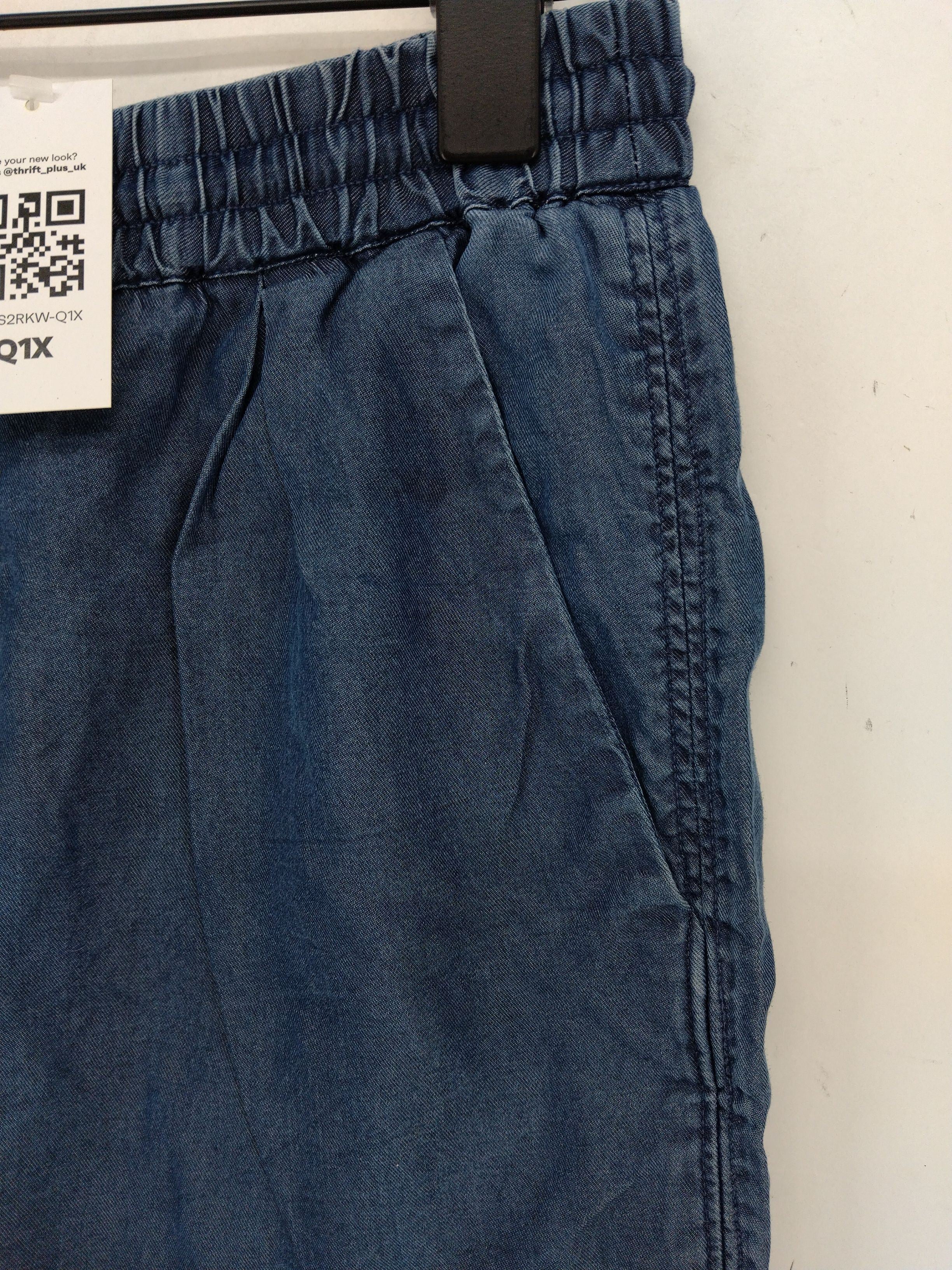 Kin By John Lewis Women's Shorts UK 10 Blue 100% Lyocell Modal Sweat - Image 5