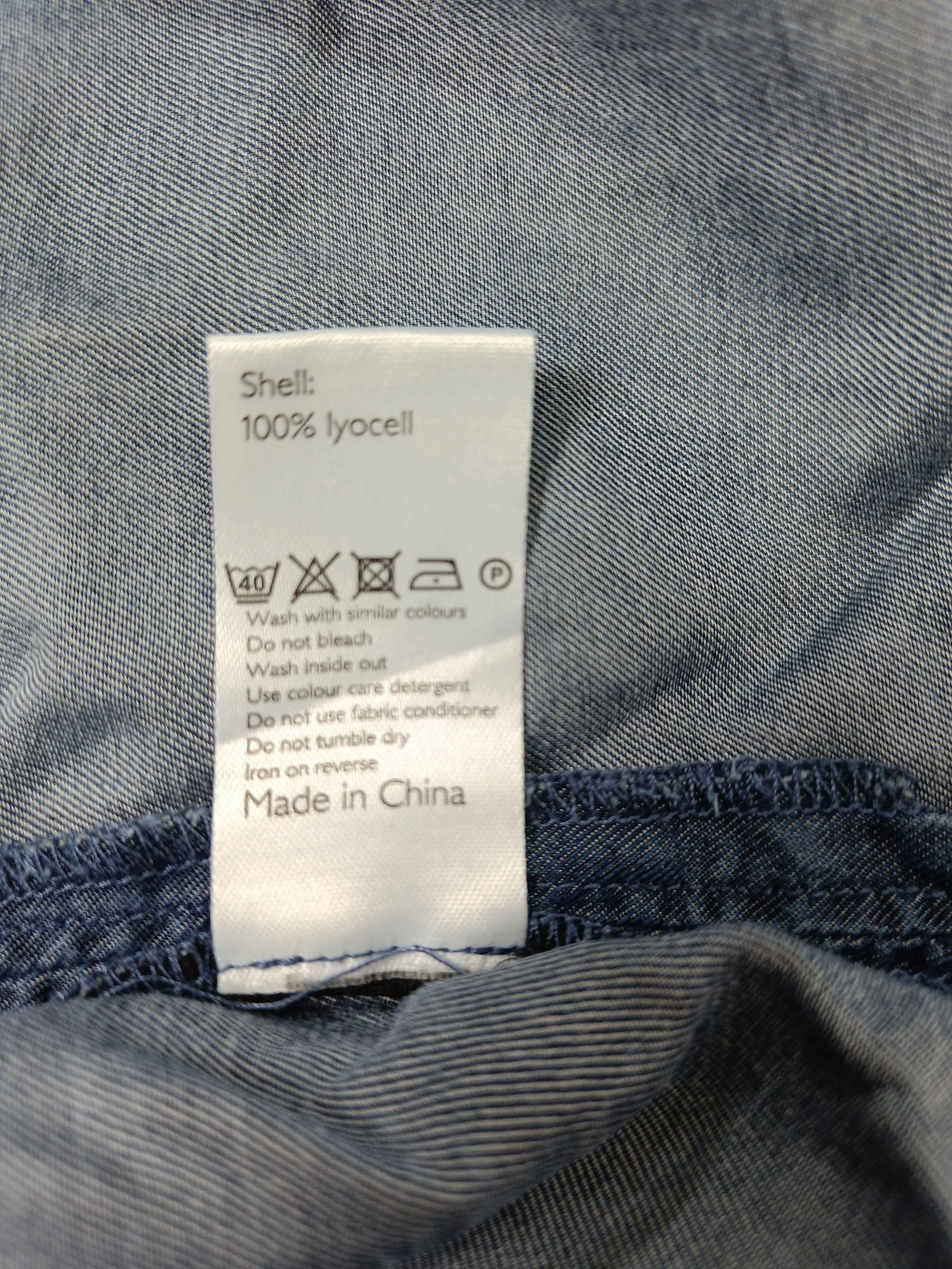 Kin By John Lewis Women's Shorts UK 10 Blue 100% Lyocell Modal Sweat - Image 7