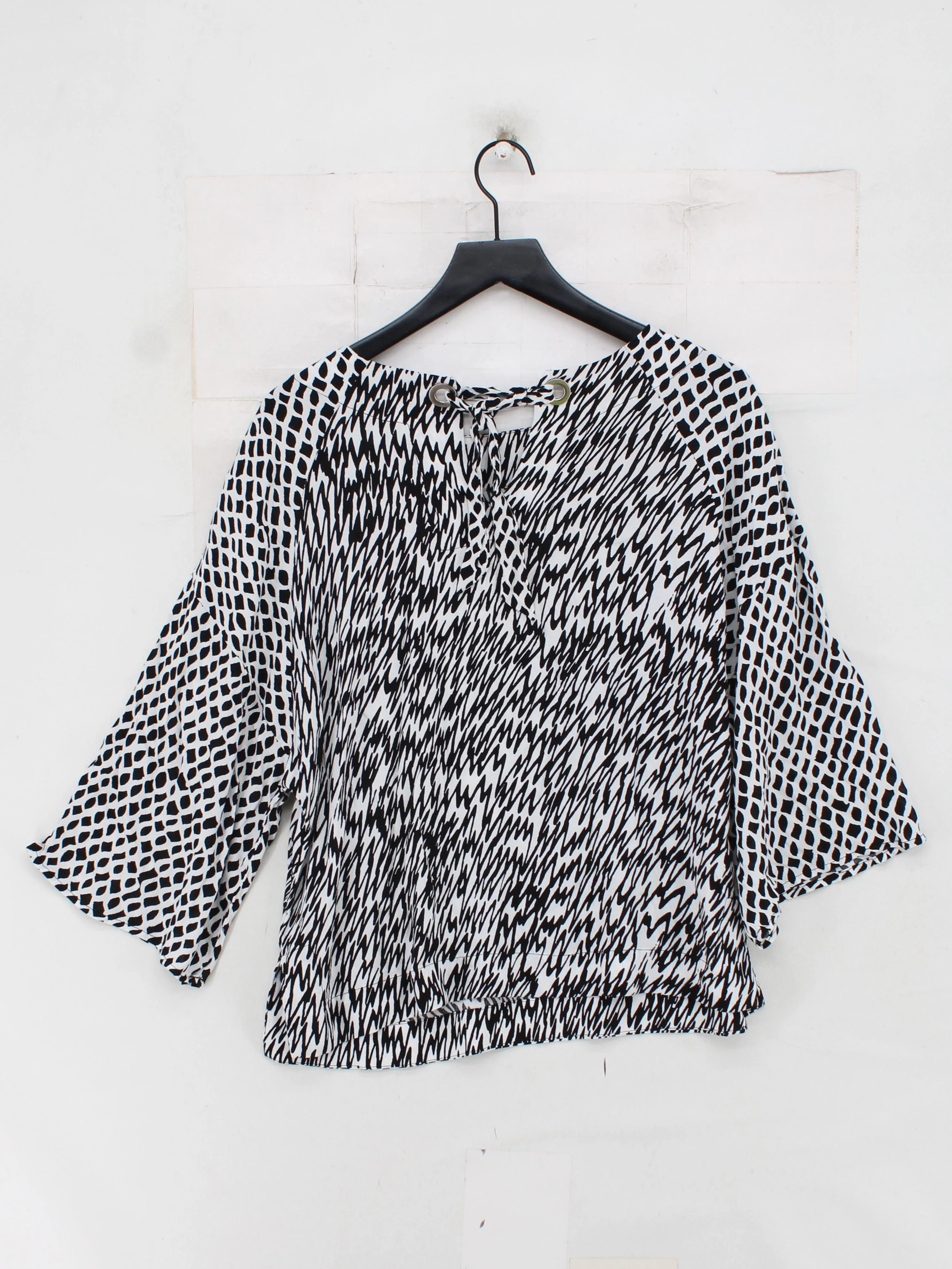 Kin By John Lewis Women's Top S White 100% Viscose Basic - Image 2
