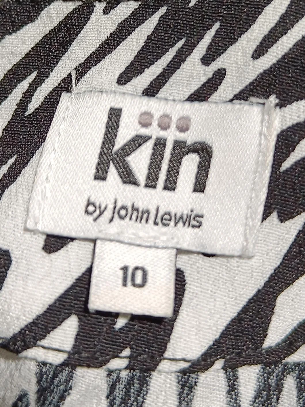 Kin By John Lewis Women's Top S White 100% Viscose Basic - Image 5