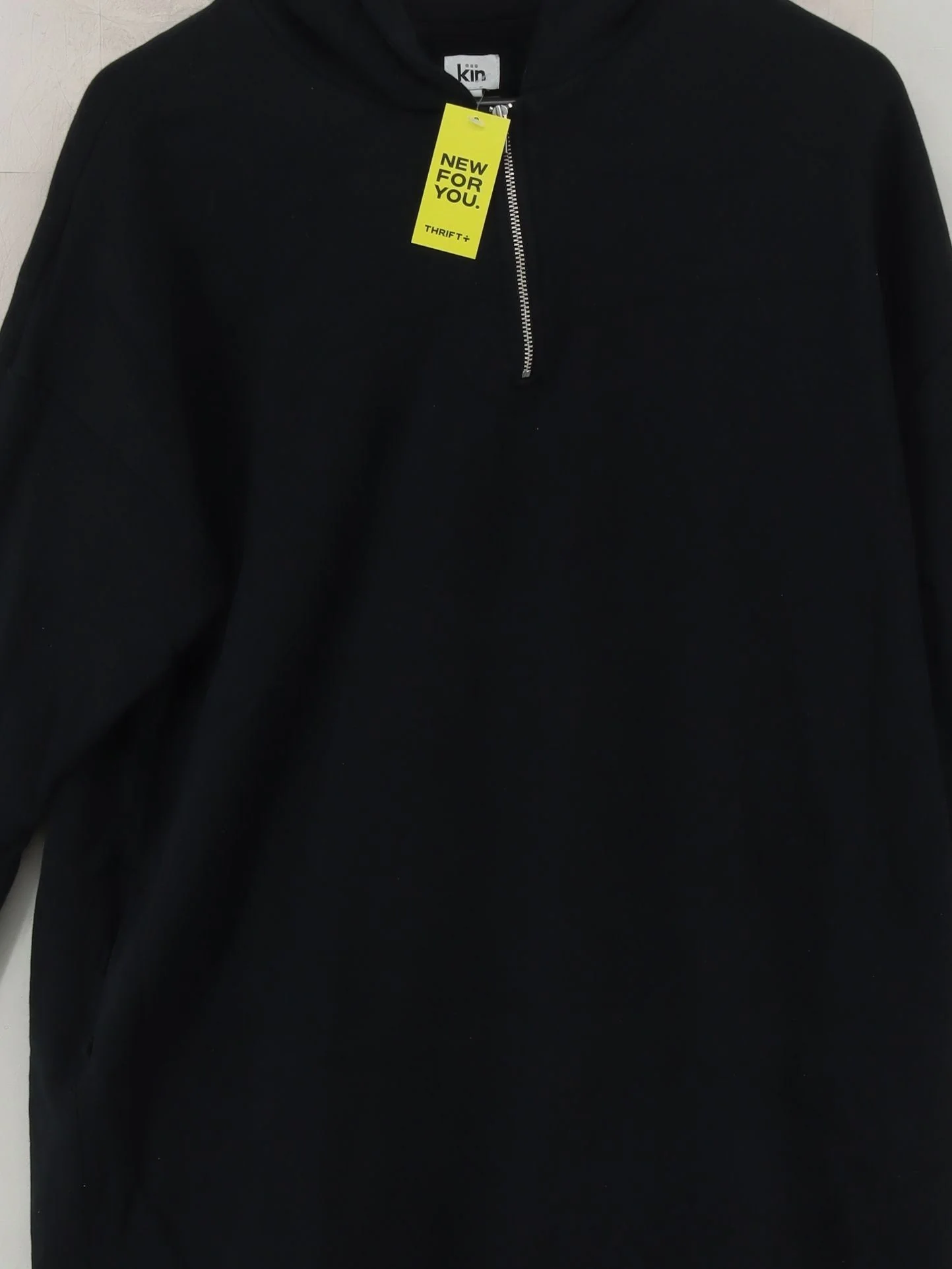 Kin Jumper Mini Dress S in Black - Image 3
