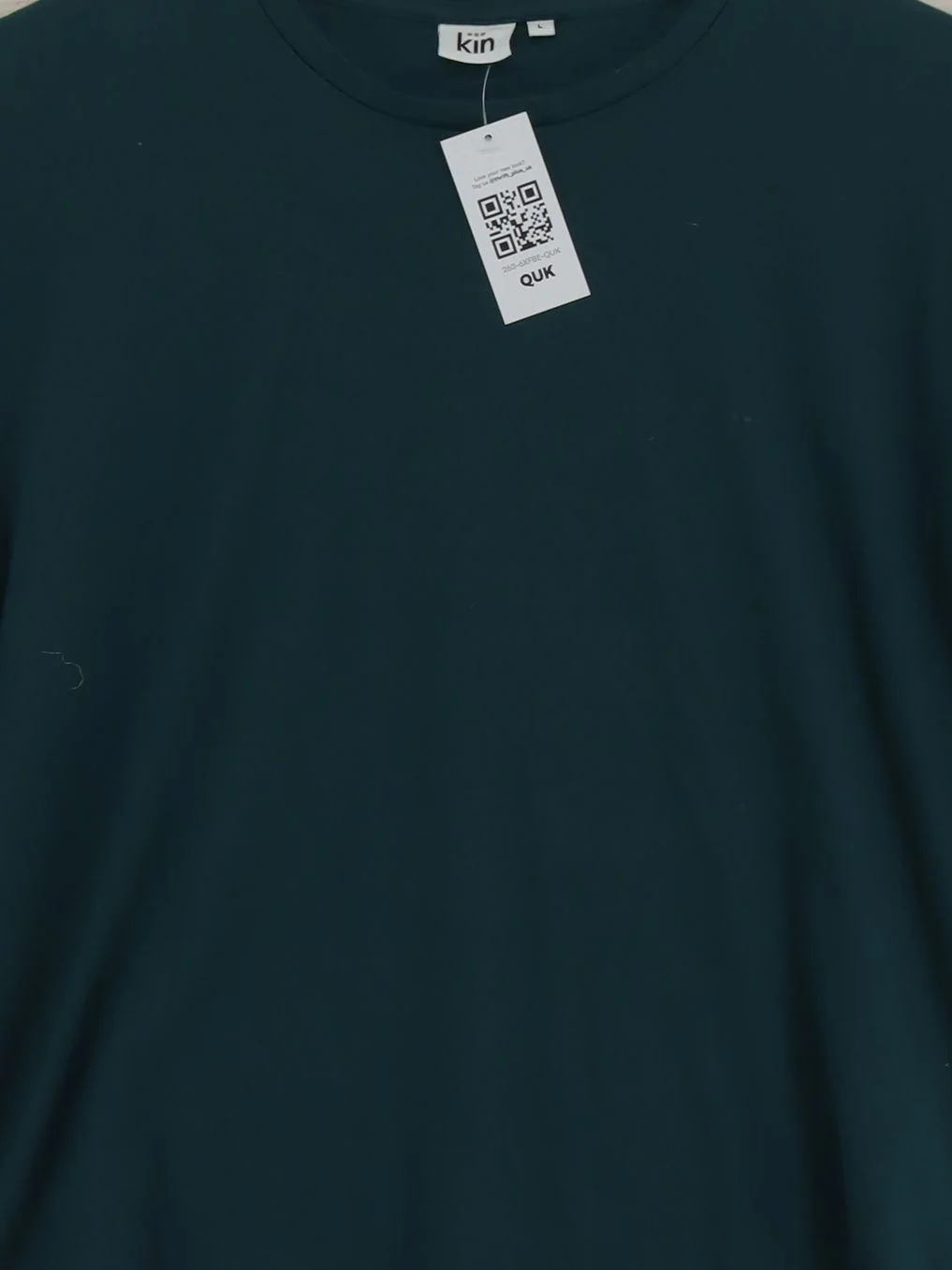Kin Men's T-Shirt L Blue 100% Cotton Basic - Image 3