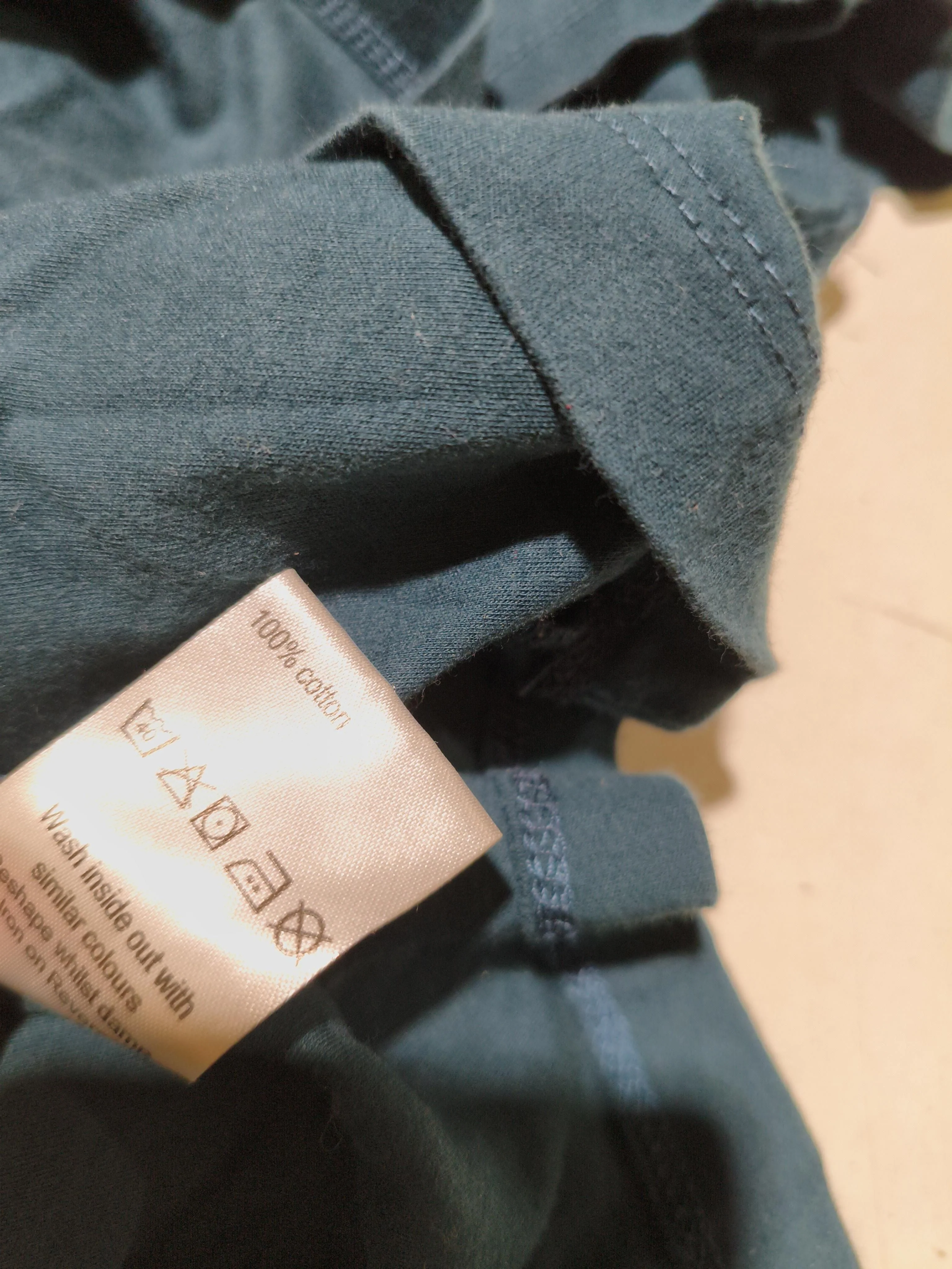 Kin Men's T-Shirt L Blue 100% Cotton Basic - Image 6