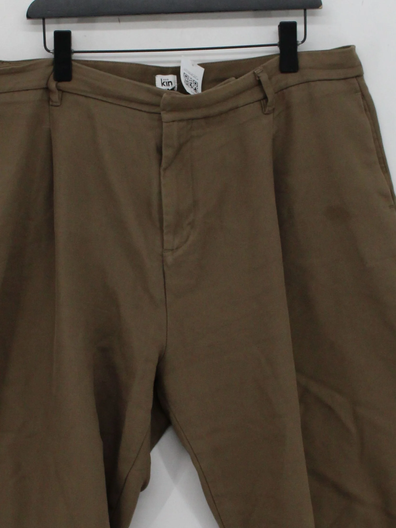 Kin Men's Trousers XL Tan 100% Cotton Tapered Chino - Image 3