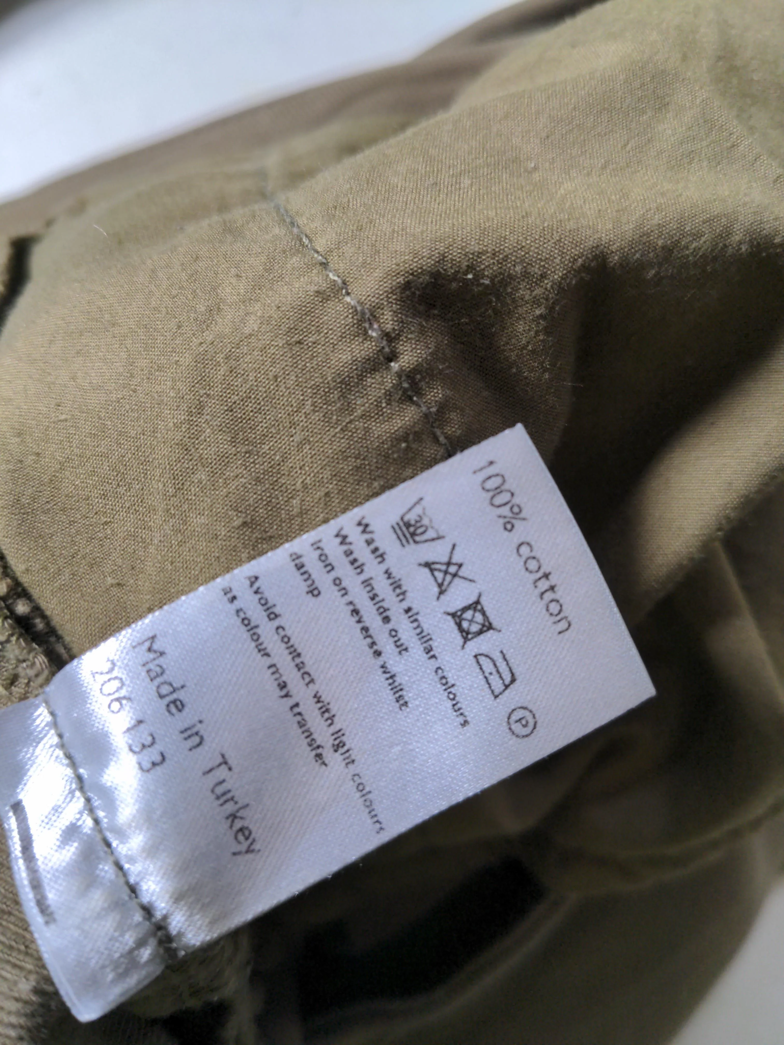 Kin Men's Trousers XL Tan 100% Cotton Tapered Chino - Image 7