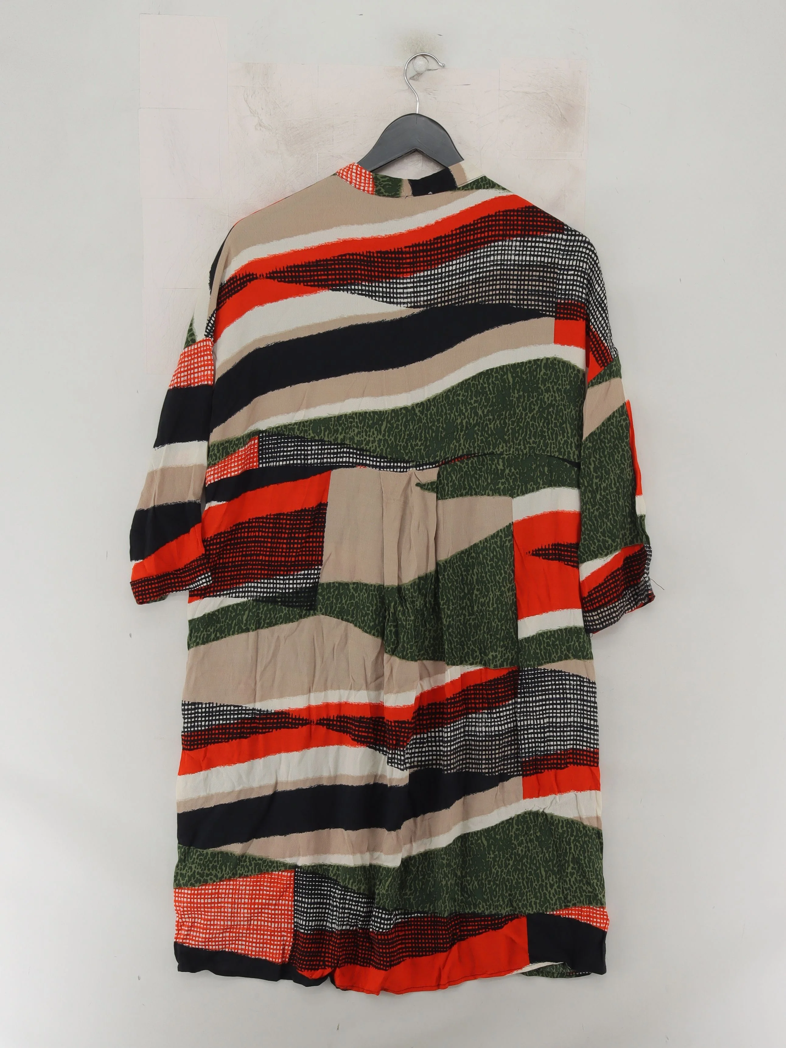 Kin Women's Shirt XS Multi 100% Viscose 3/4 Sleeve Collared Basic - Image 2