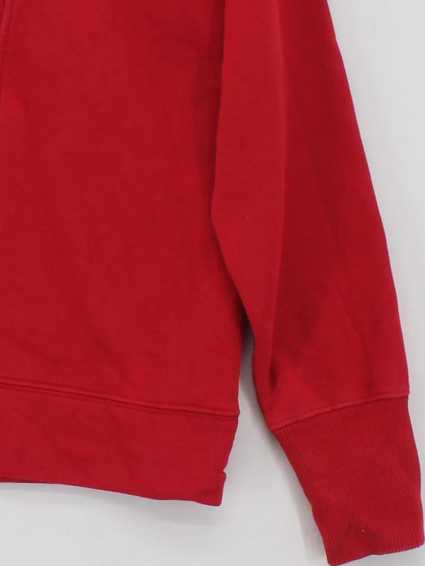 Kitri Men's Hoodie S Red 100% Cotton Pullover - Image 4
