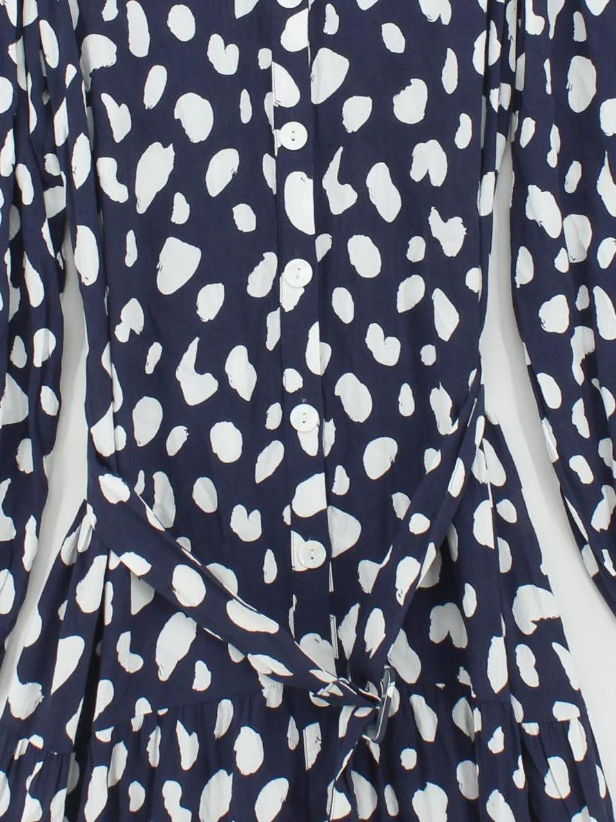kitri Shirt Midi Dress UK14 in Blue - Image 3