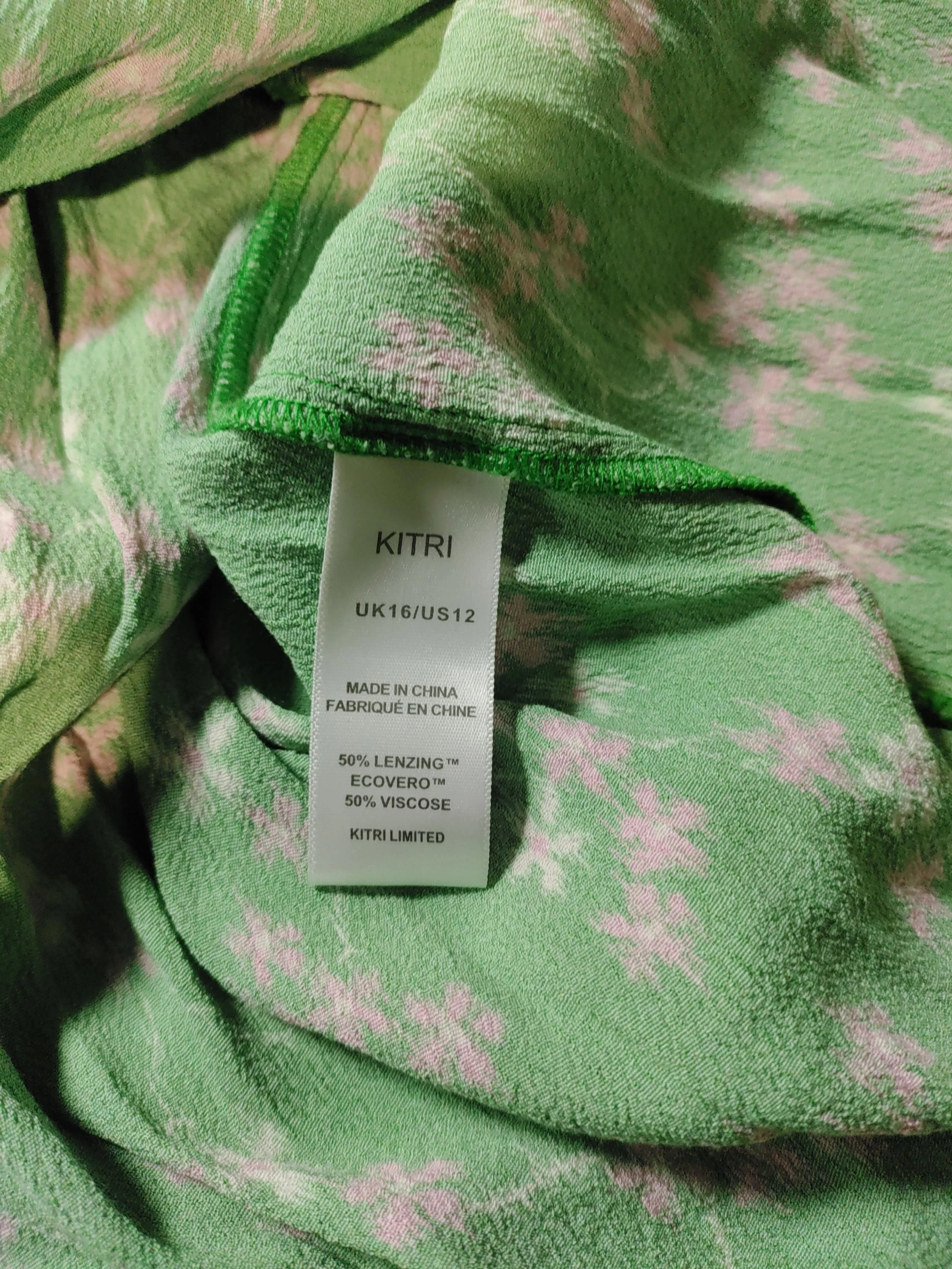 kitri Shirt Midi Dress UK16 in Green - Image 6