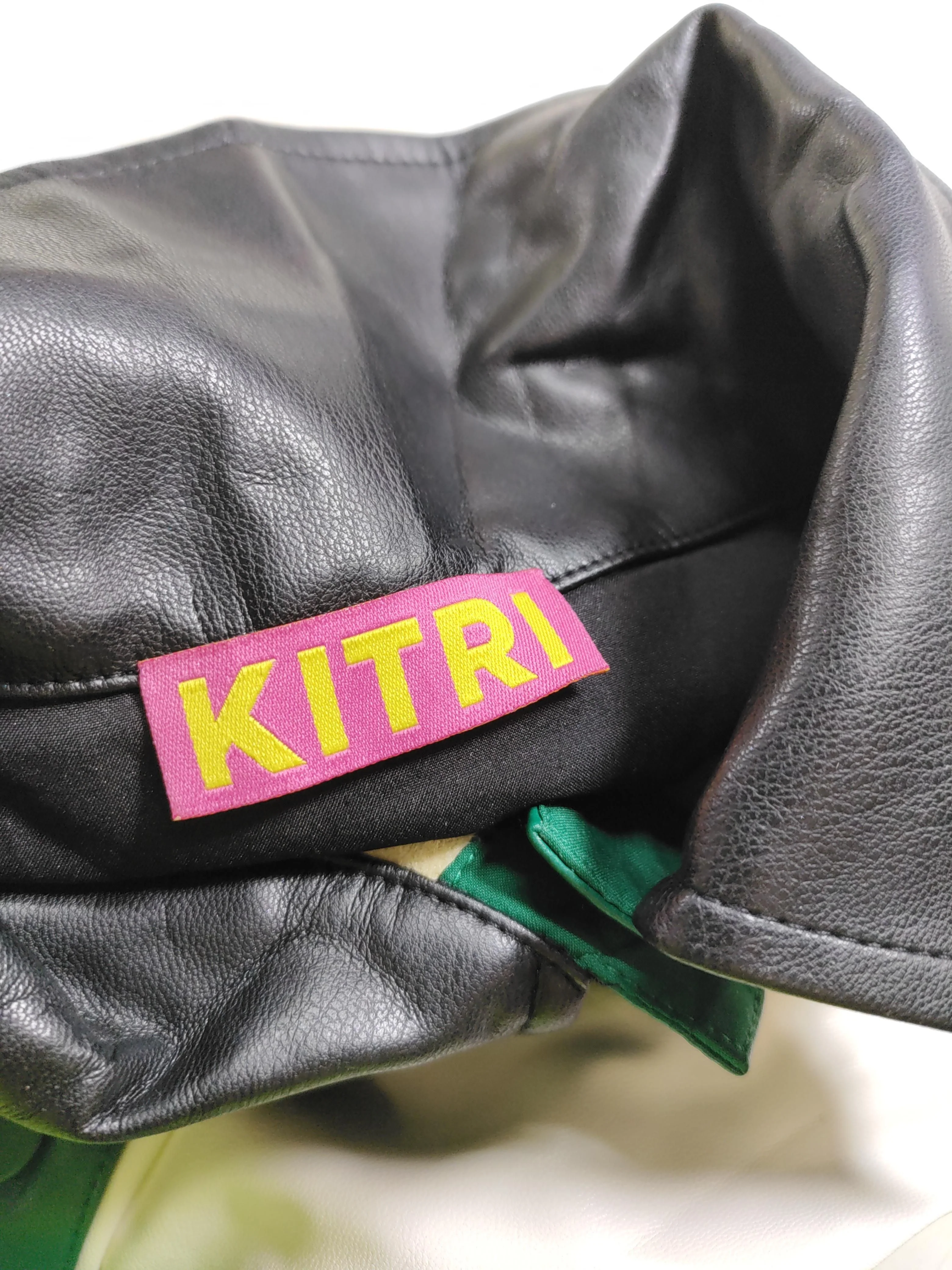 Kitri Women's Shirt S Multi Faux Leather with Polyester Basic - Image 5