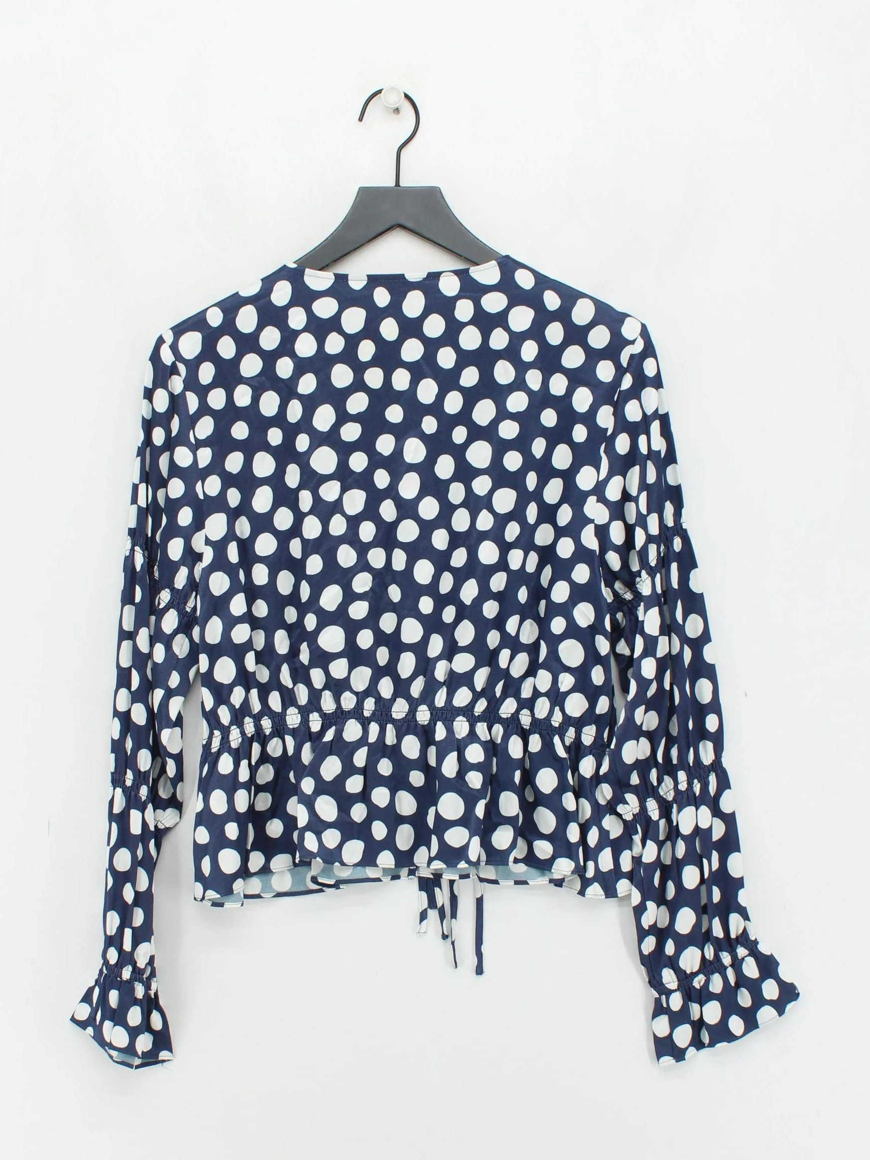 Kitri Women's Top UK 14 Blue Viscose with Rayon Basic - Image 2