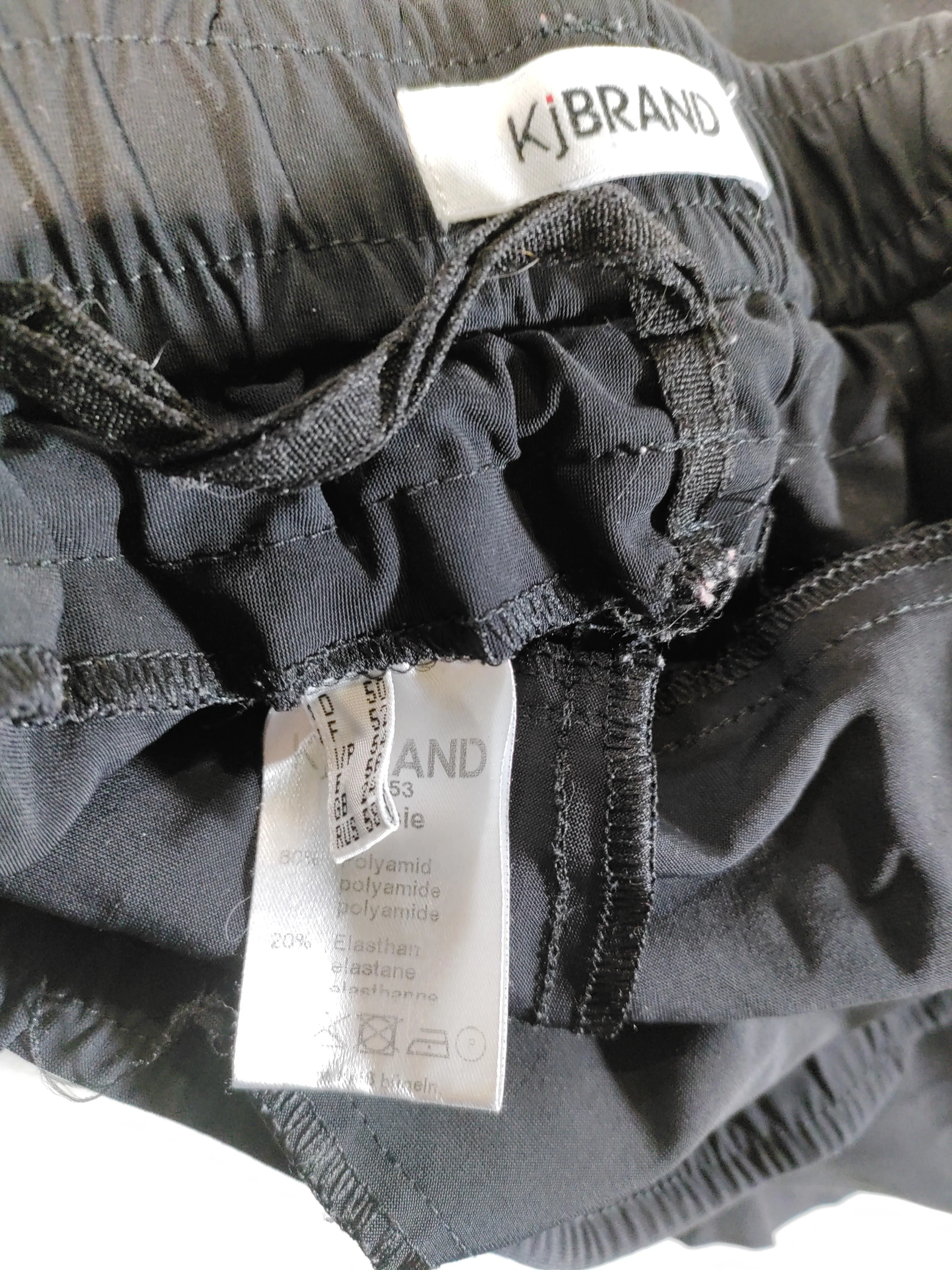 KjBrand Men's Sports Bottoms XXXL Black Polyamide with Elastane Sweatpants - Image 7