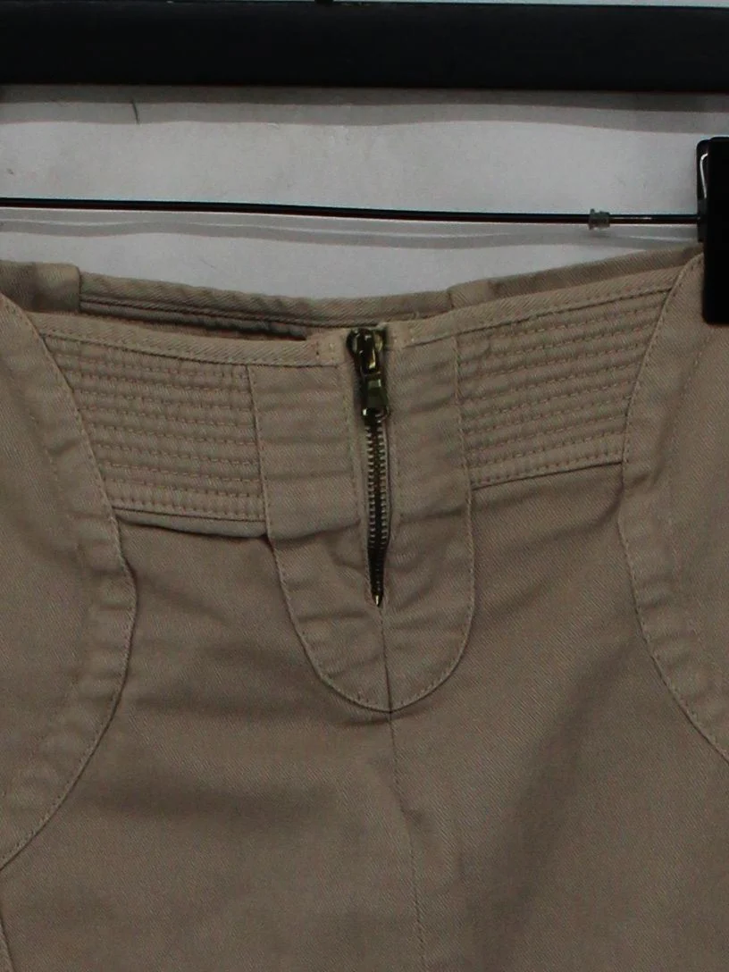 Kor Kor Women's Mini Skirt UK 10 Tan Cotton with Elastane Short Mini - Image 3