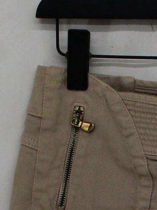 Kor Kor Women's Mini Skirt UK 10 Tan Cotton with Elastane Short Mini - Image 4