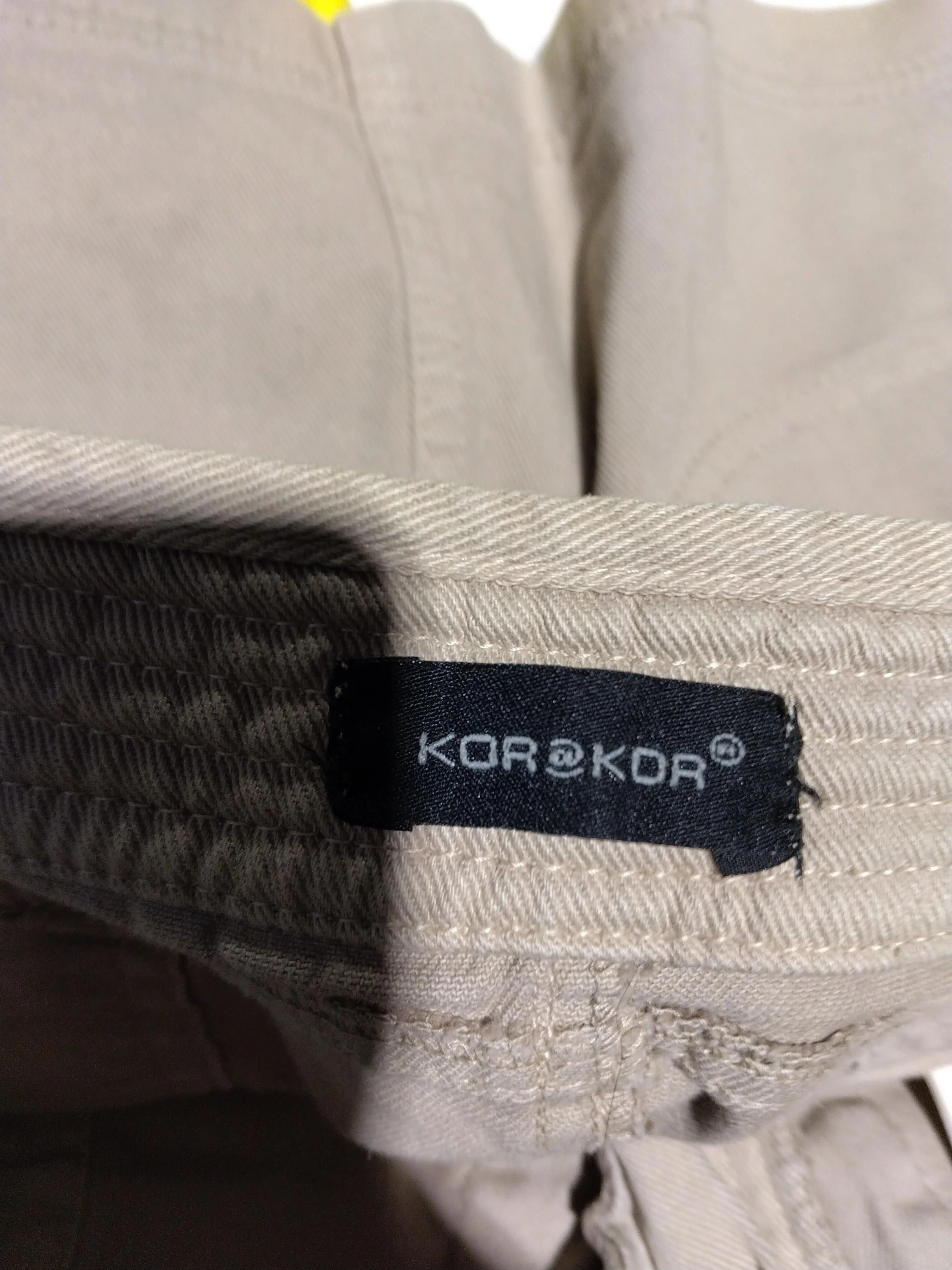 Kor Kor Women's Mini Skirt UK 10 Tan Cotton with Elastane Short Mini - Image 5