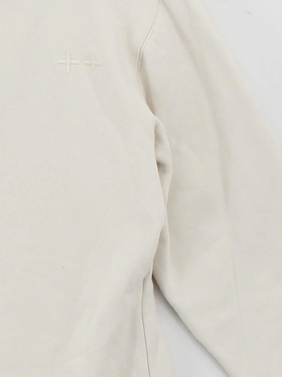 Ksubi Men's Hoodie S Cream 100% Cotton Pullover - Image 3