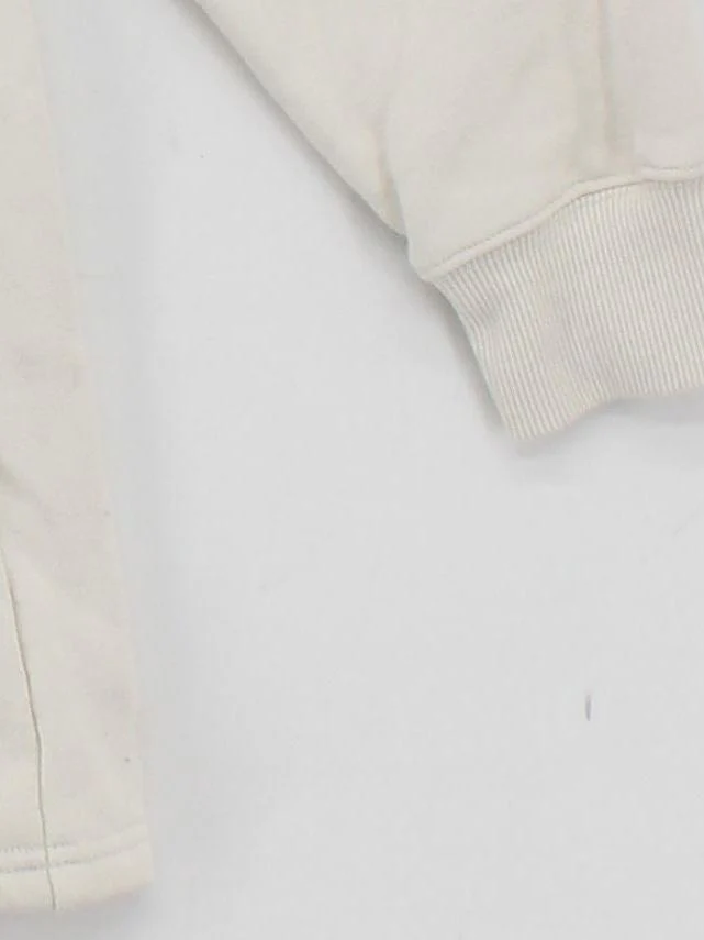 Ksubi Men's Hoodie S Cream 100% Cotton Pullover - Image 4