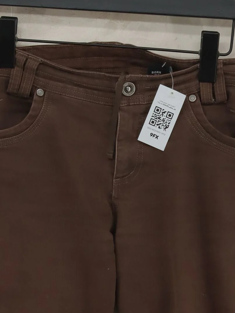 Kuhl Women's Trousers UK 10 Brown Cotton with Polyester, Spandex Straight Chino - Image 3