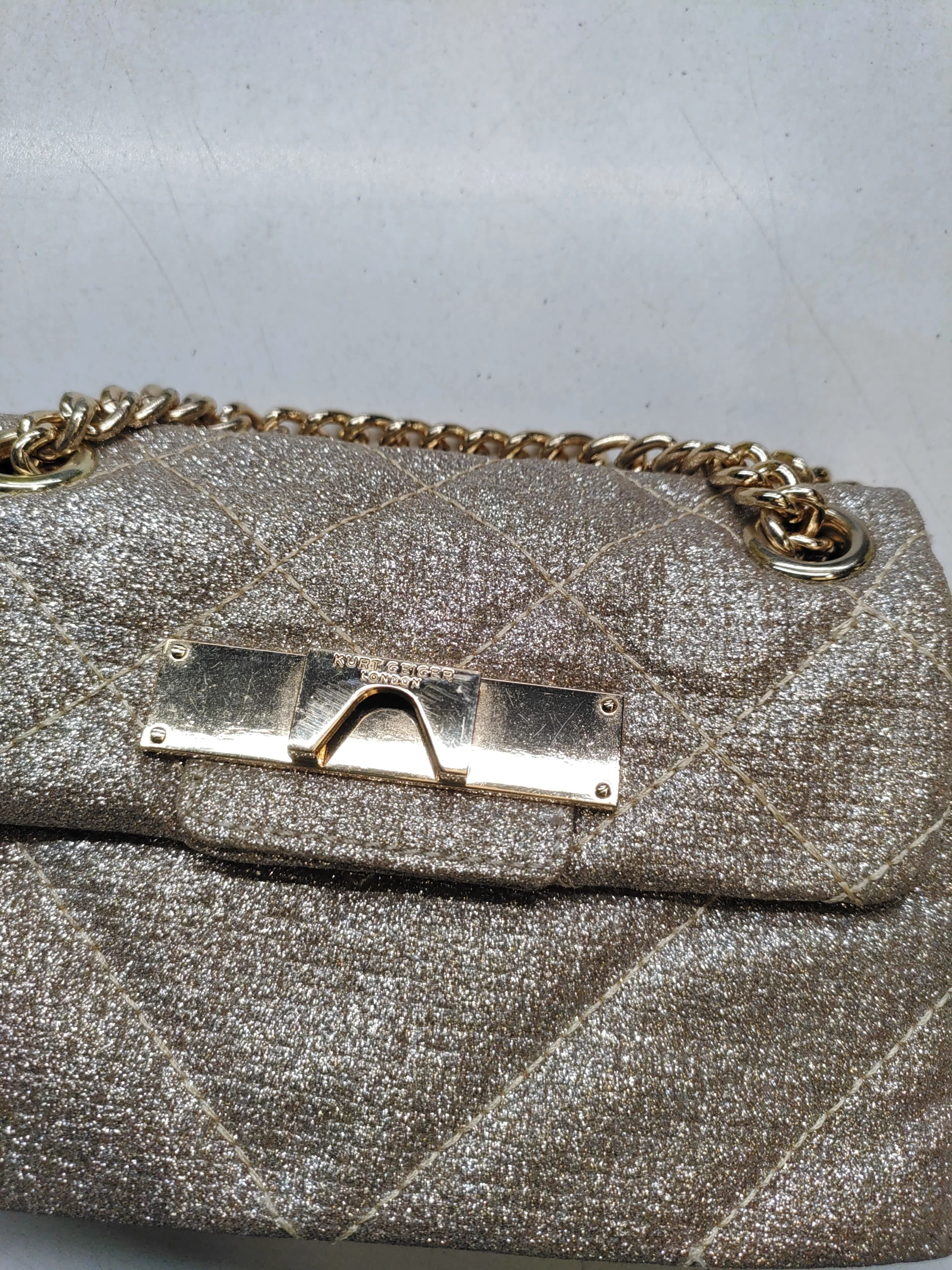 Kurt Geiger Women's Bag Gold 100% Other Shoulder Bag - Image 5
