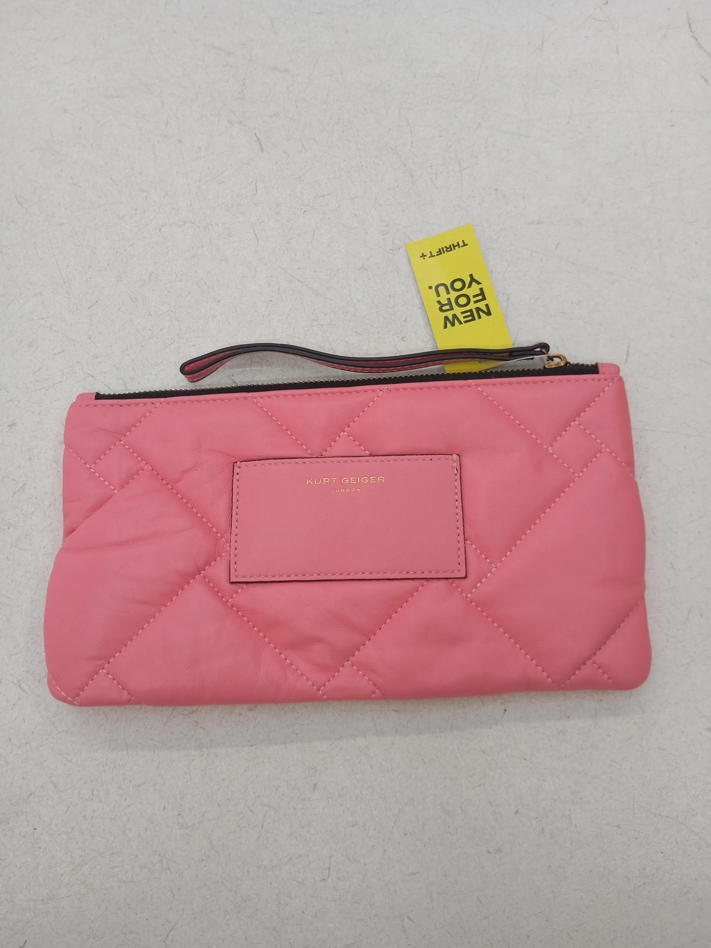 Kurt Geiger Women's Bag Pink Leather with Polyester Clutch - Image 2