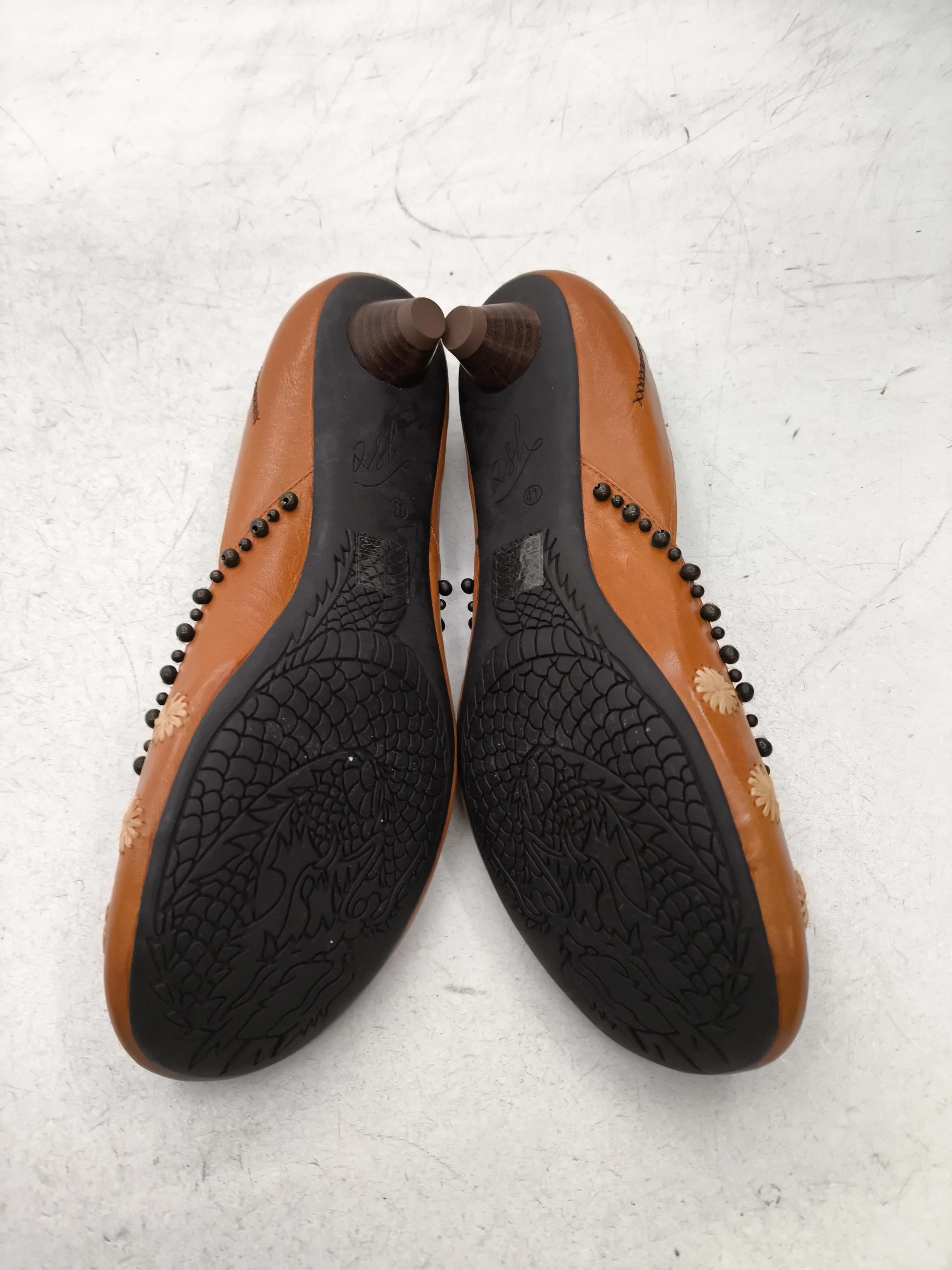 Kurt Geiger Women's Flat Shoes UK 7 Brown 100% Leather Ballet - Image 7