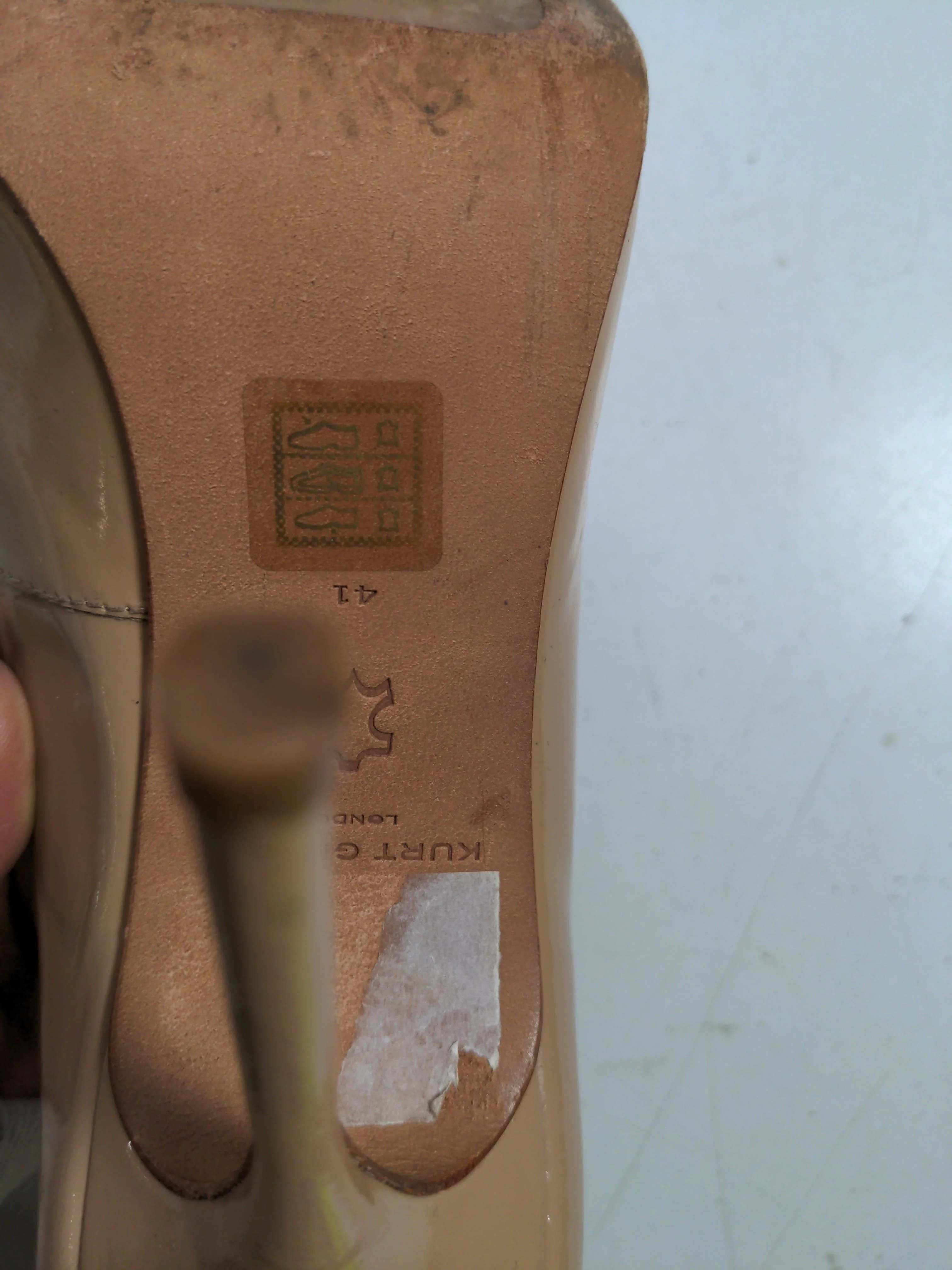 Kurt Geiger Women's Heels UK 7 Tan 100% Leather Court - Image 10