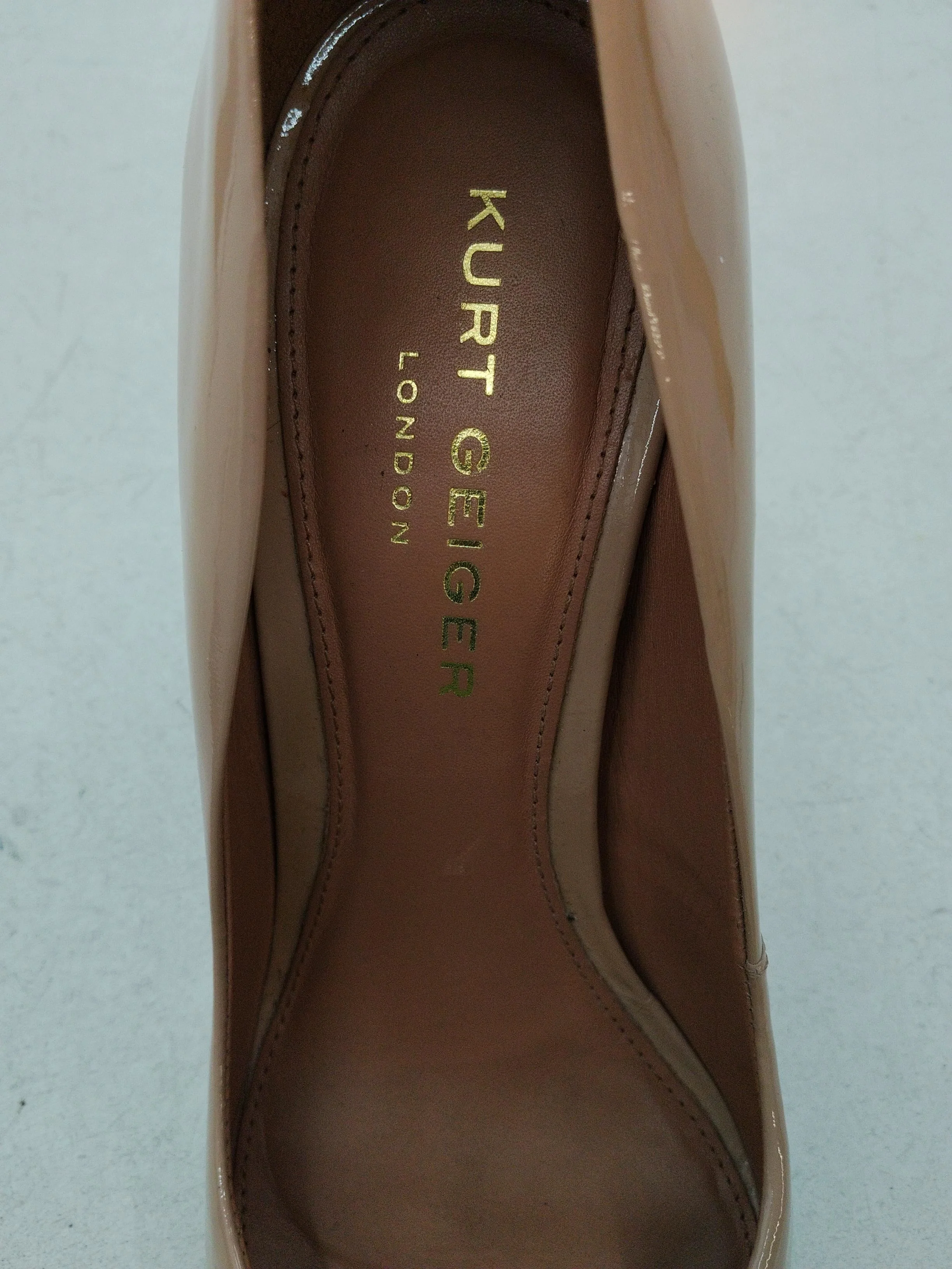 Kurt Geiger Women's Heels UK 7 Tan 100% Leather Court - Image 6