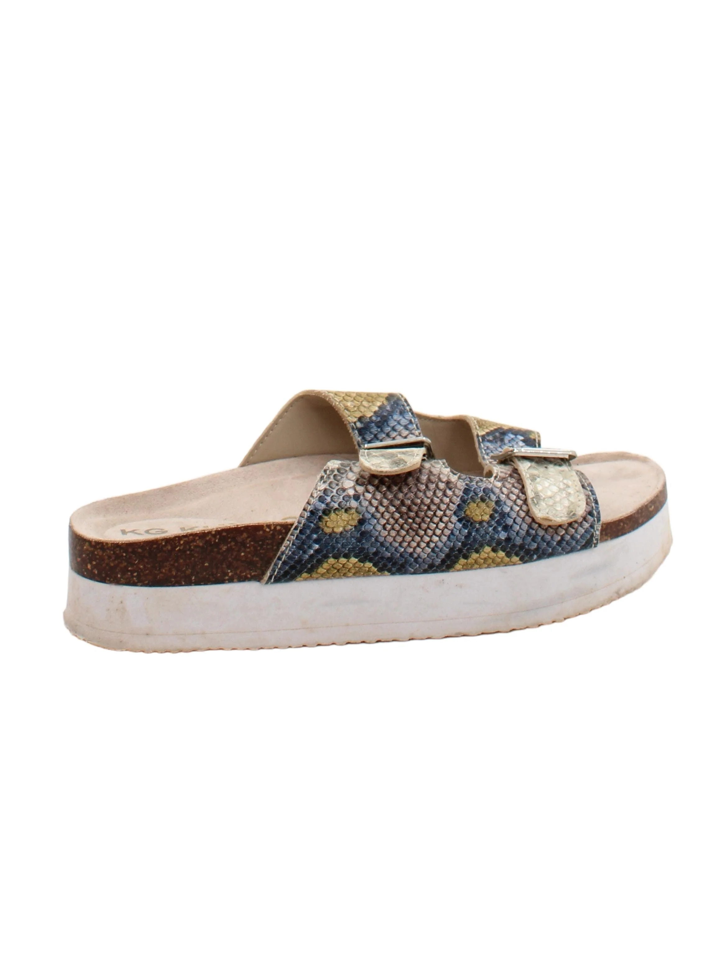 Kurt Geiger Women's Sandals UK 6.5 Multi Animal Print 100% Other Slider