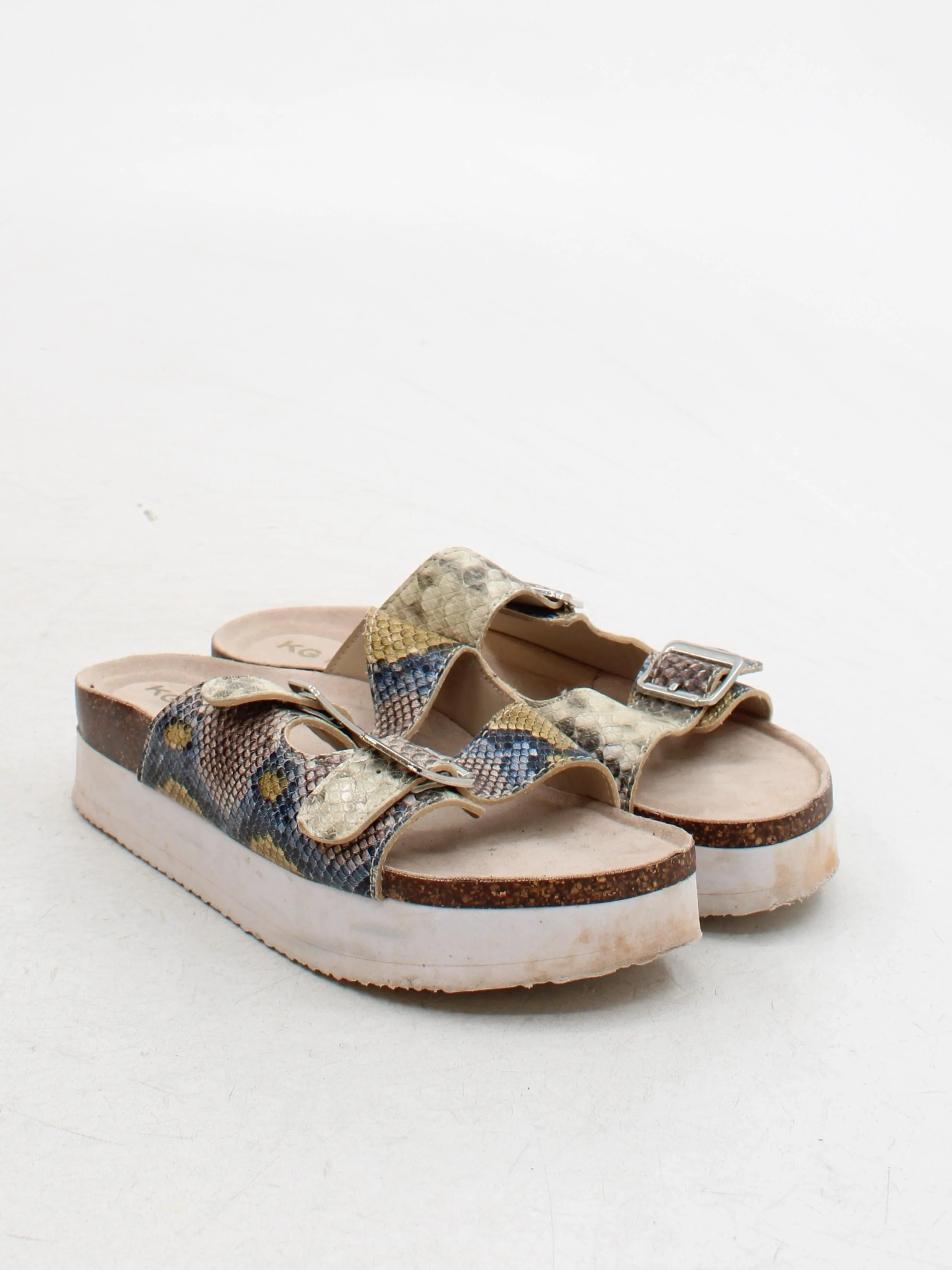 Kurt Geiger Women's Sandals UK 6.5 Multi Animal Print 100% Other Slider - Image 4