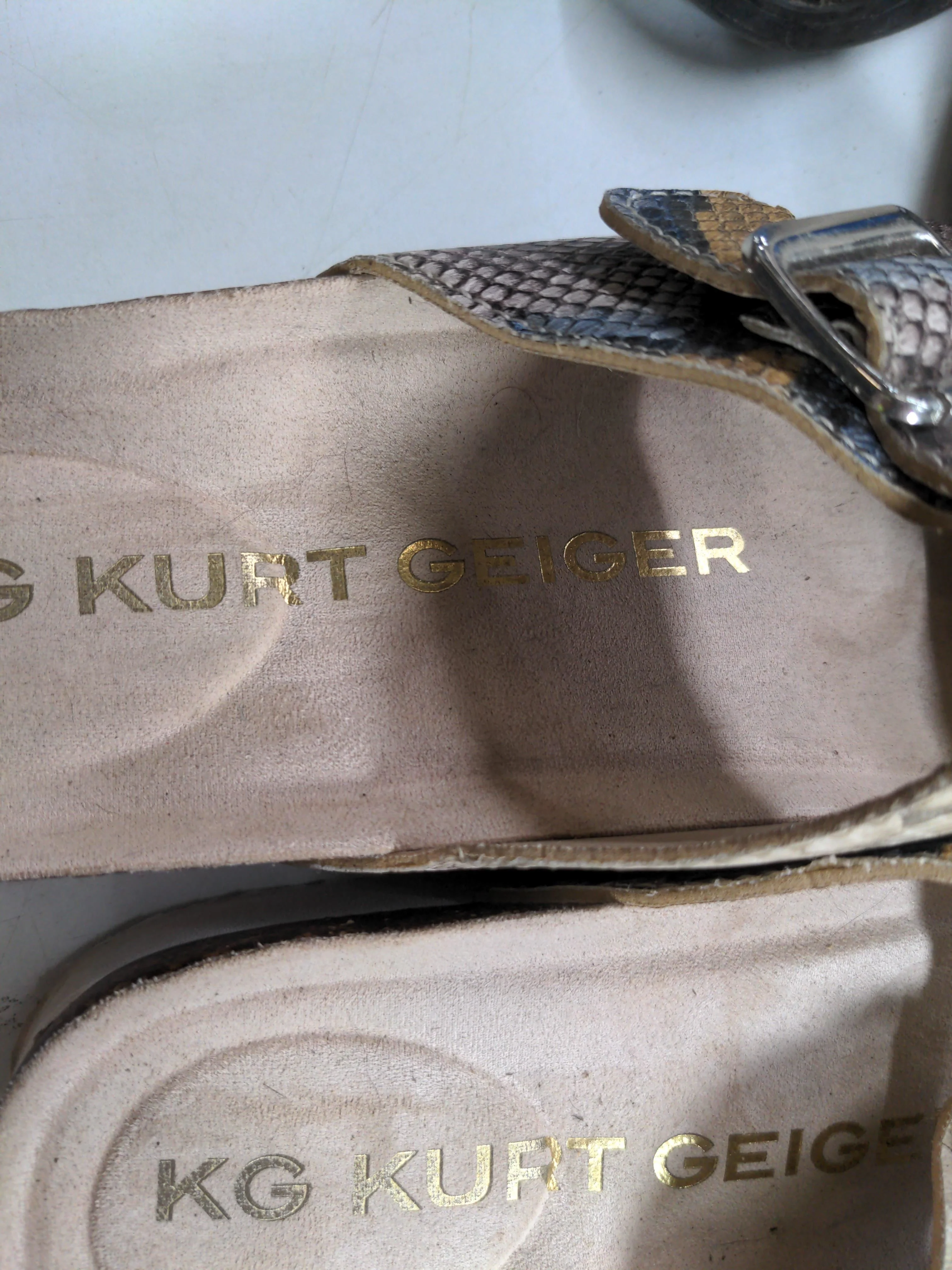 Kurt Geiger Women's Sandals UK 6.5 Multi Animal Print 100% Other Slider - Image 9
