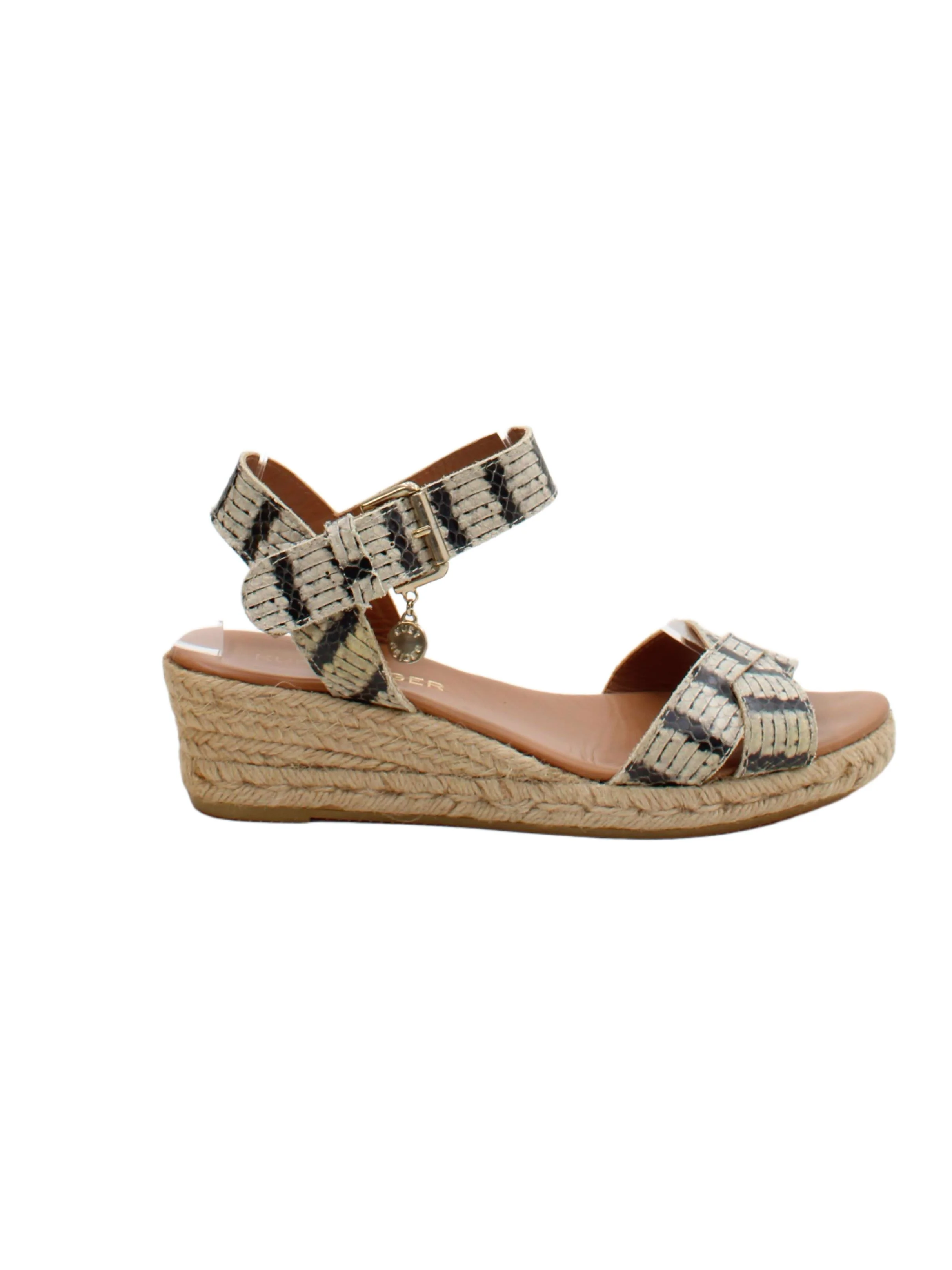 Kurt Geiger Women's Sandals UK 6 Multi Leather with Other Espadrille