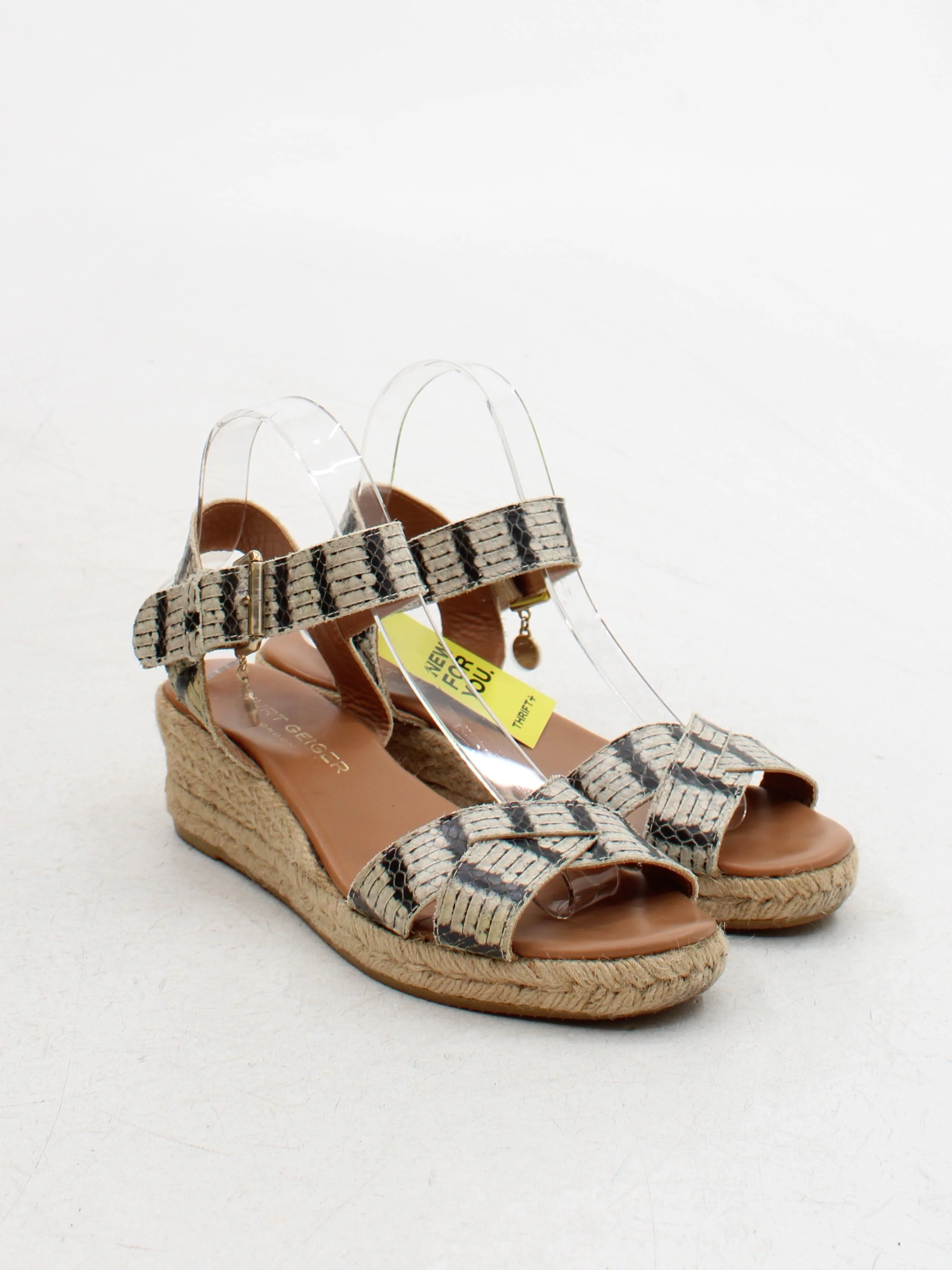 Kurt Geiger Women's Sandals UK 6 Multi Leather with Other Espadrille - Image 4