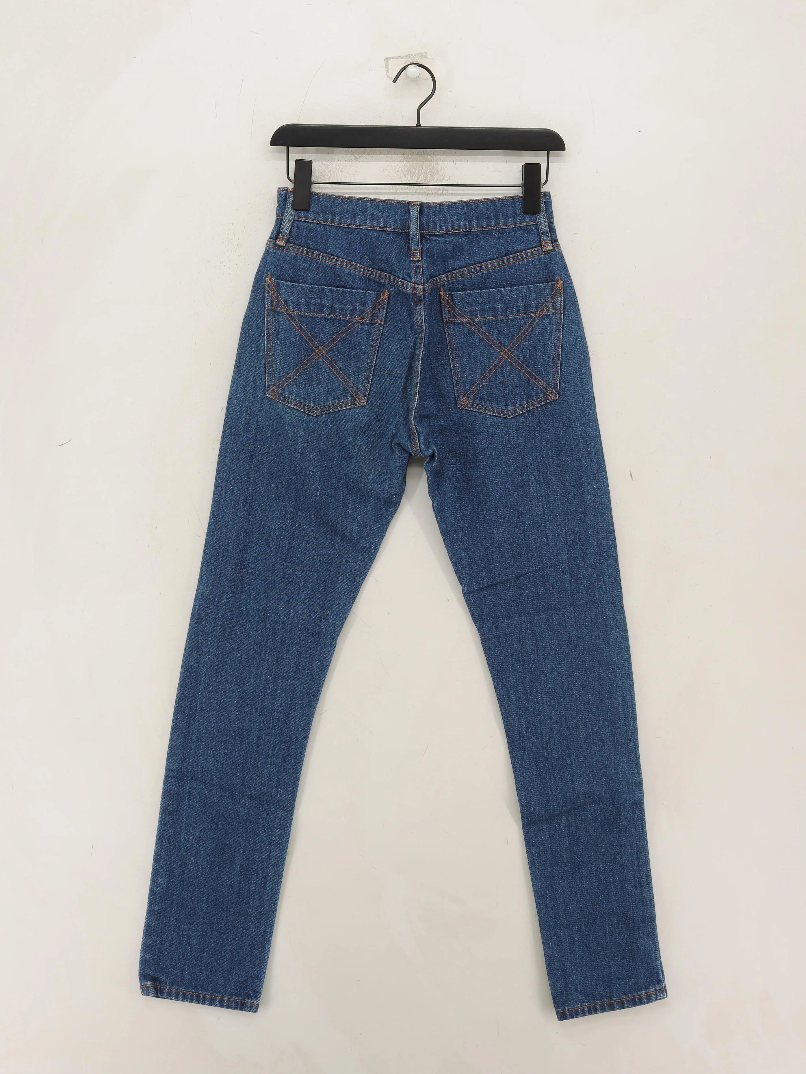 L.F. Markey Men's Jeans S Blue 100% Cotton Straight - Image 2