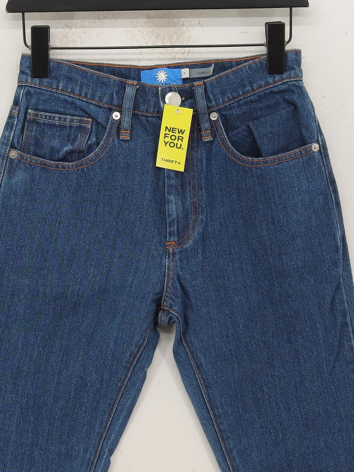 L.F. Markey Men's Jeans S Blue 100% Cotton Straight - Image 3