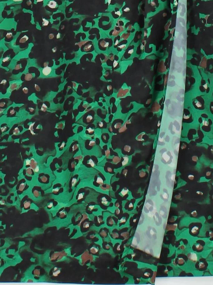 L.K. Bennett A-Line Midi Dress UK10 in Green - Image 4