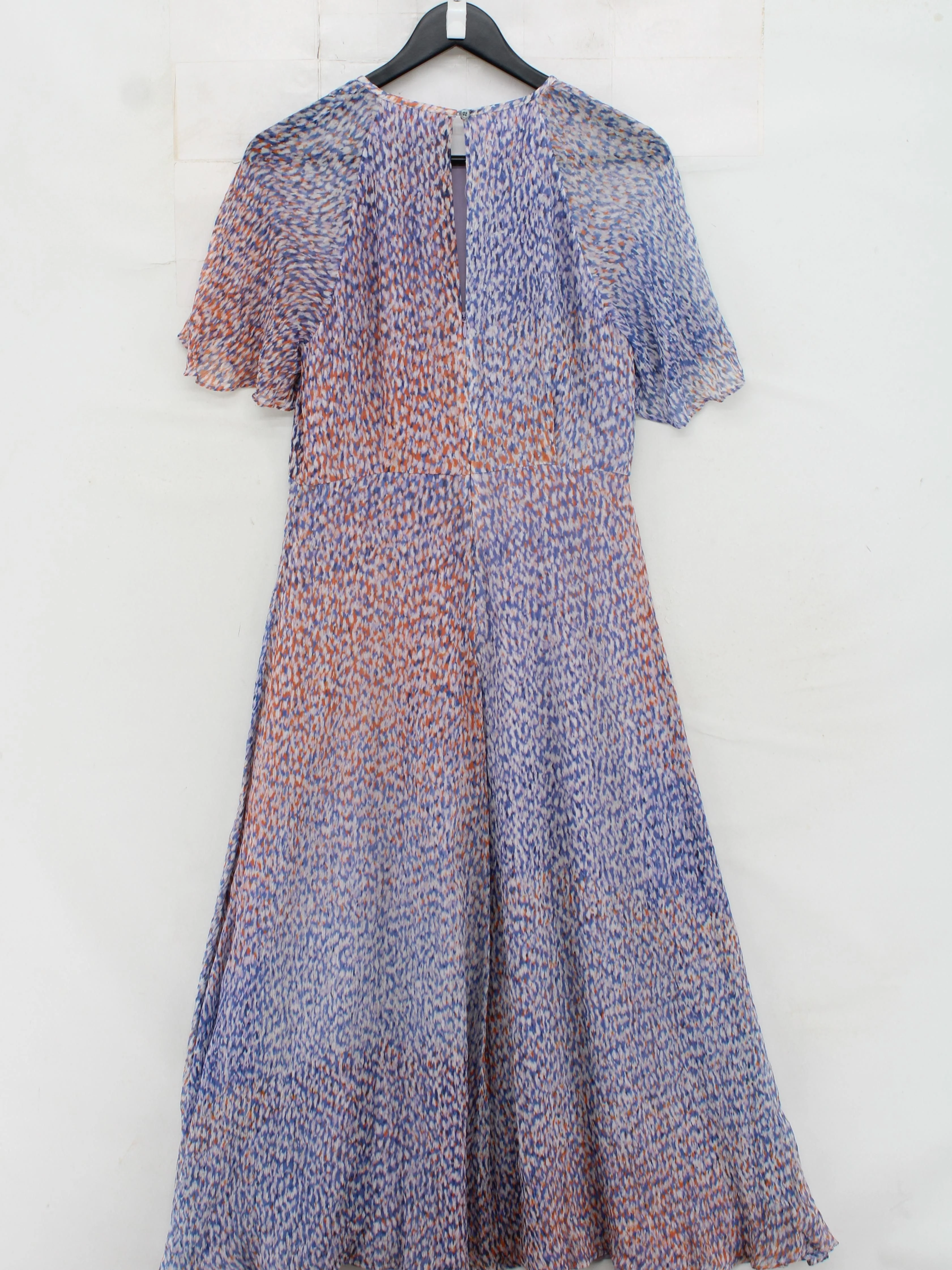 L.K. Bennett A-Line Midi Dress UK12 in Multi - Image 2