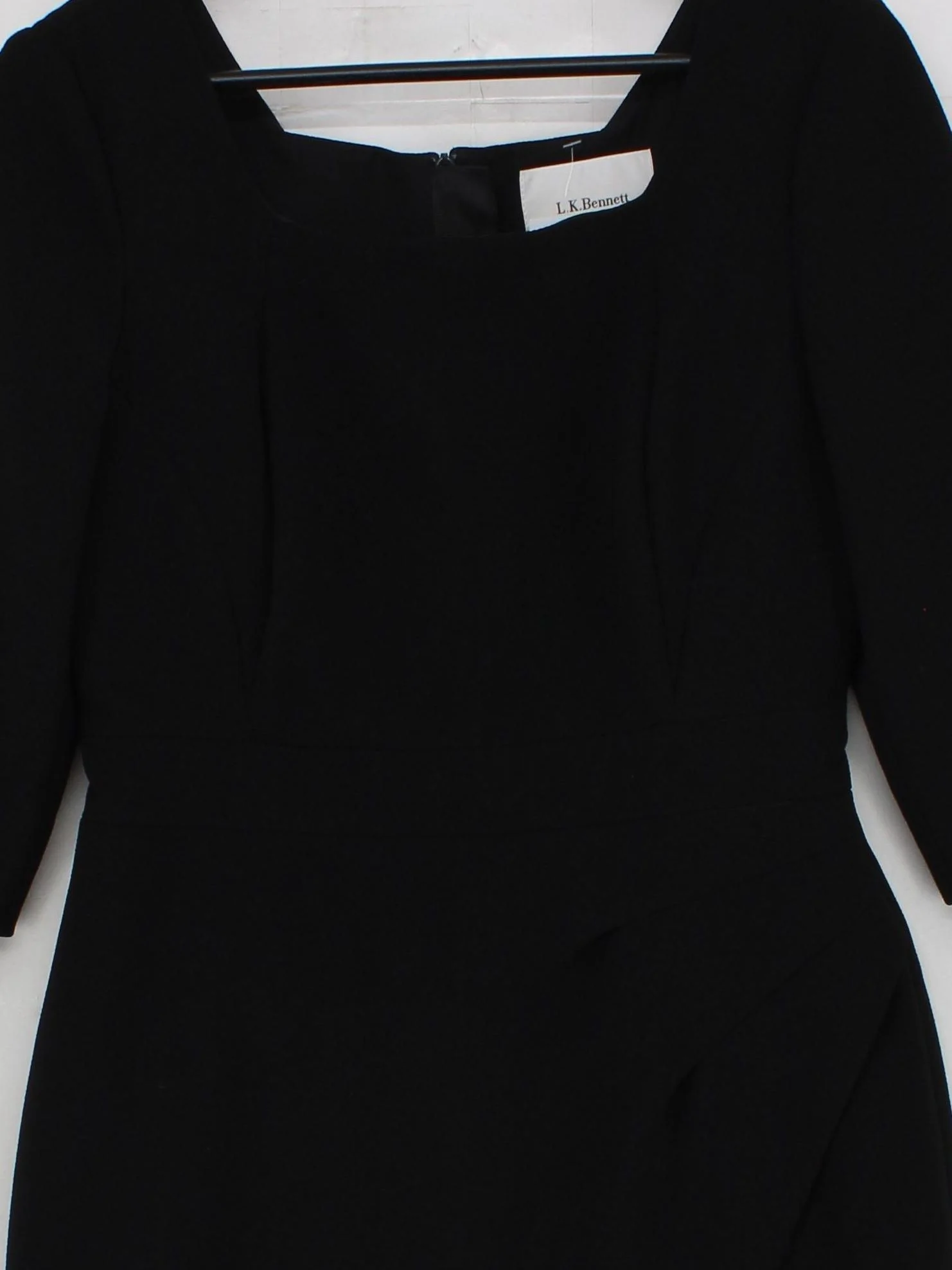 L.K. Bennett Bodycon Midi Dress in Black - Image 3