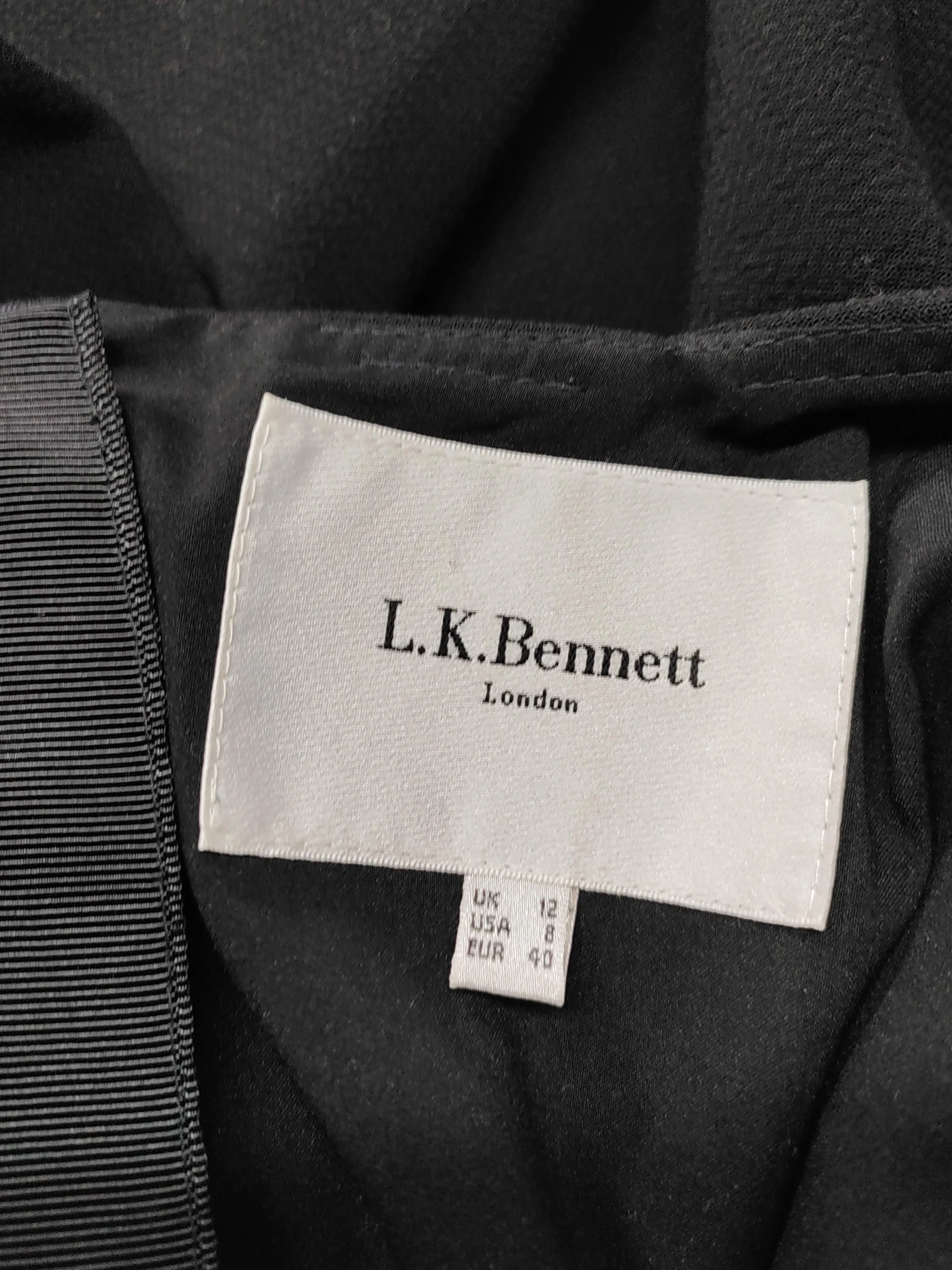 L.K. Bennett Bodycon Midi Dress in Black - Image 5