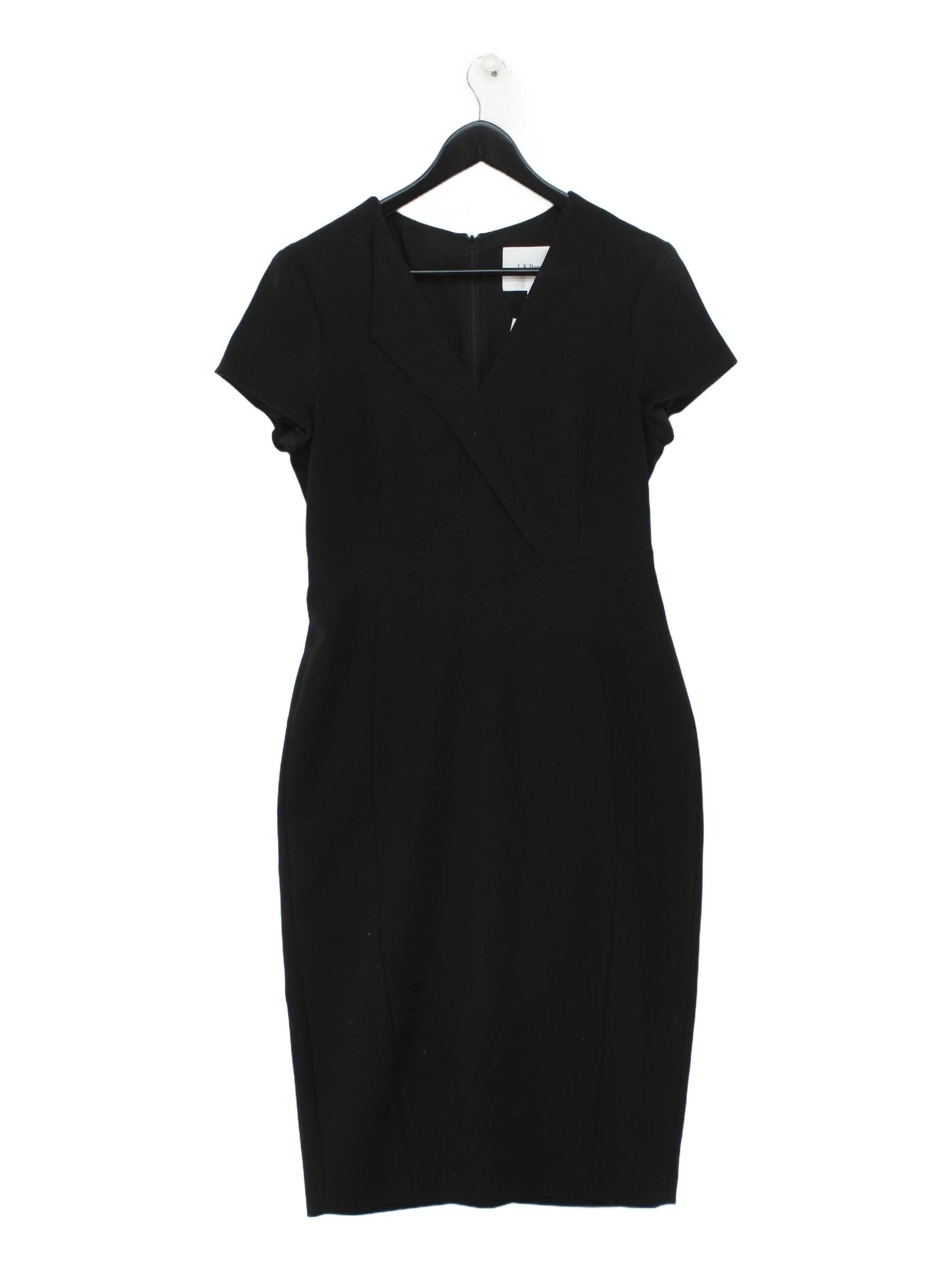 L.K. Bennett Bodycon Midi Dress UK12 in Black