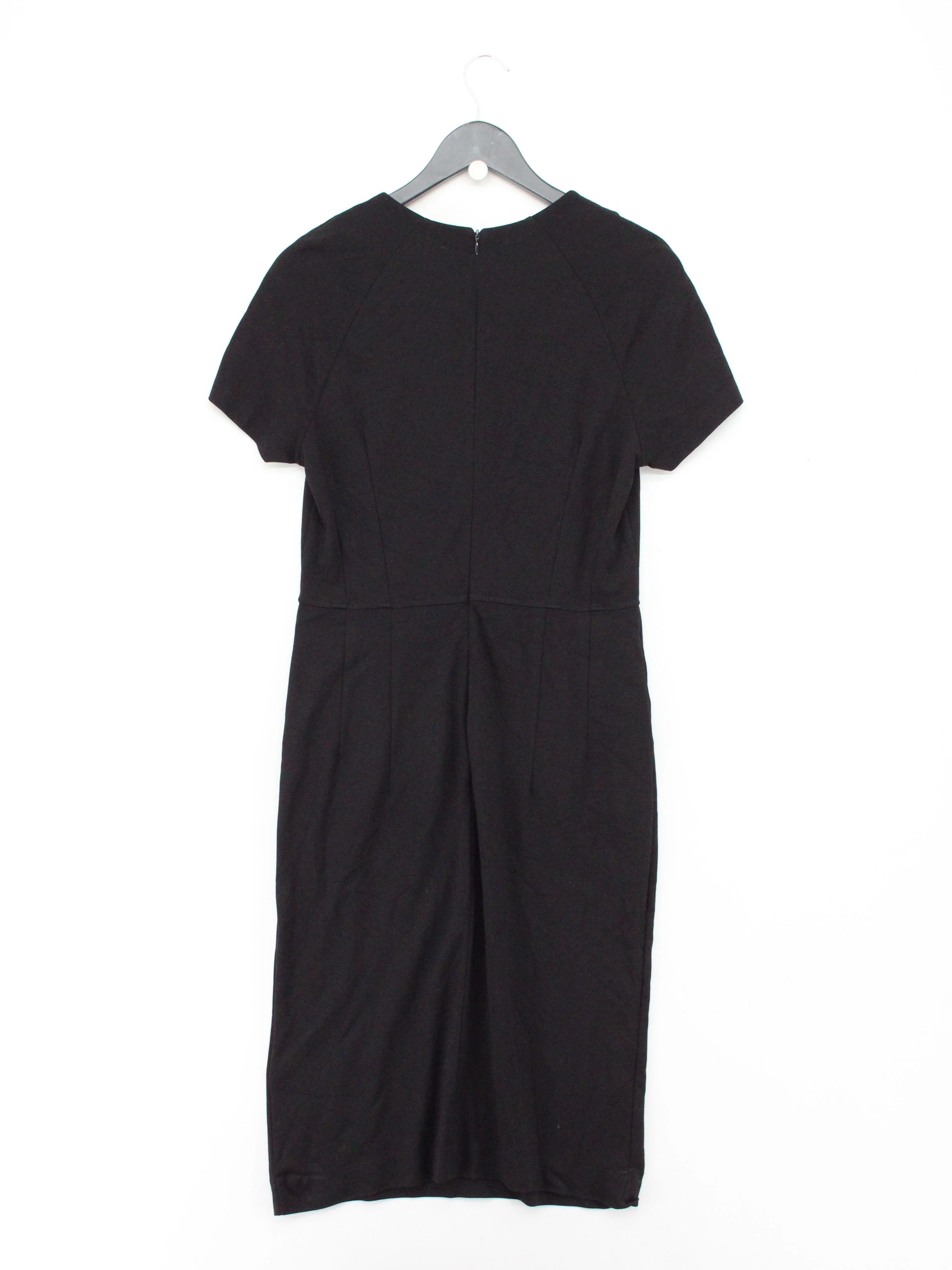 L.K. Bennett Bodycon Midi Dress UK14 in Black - Image 2