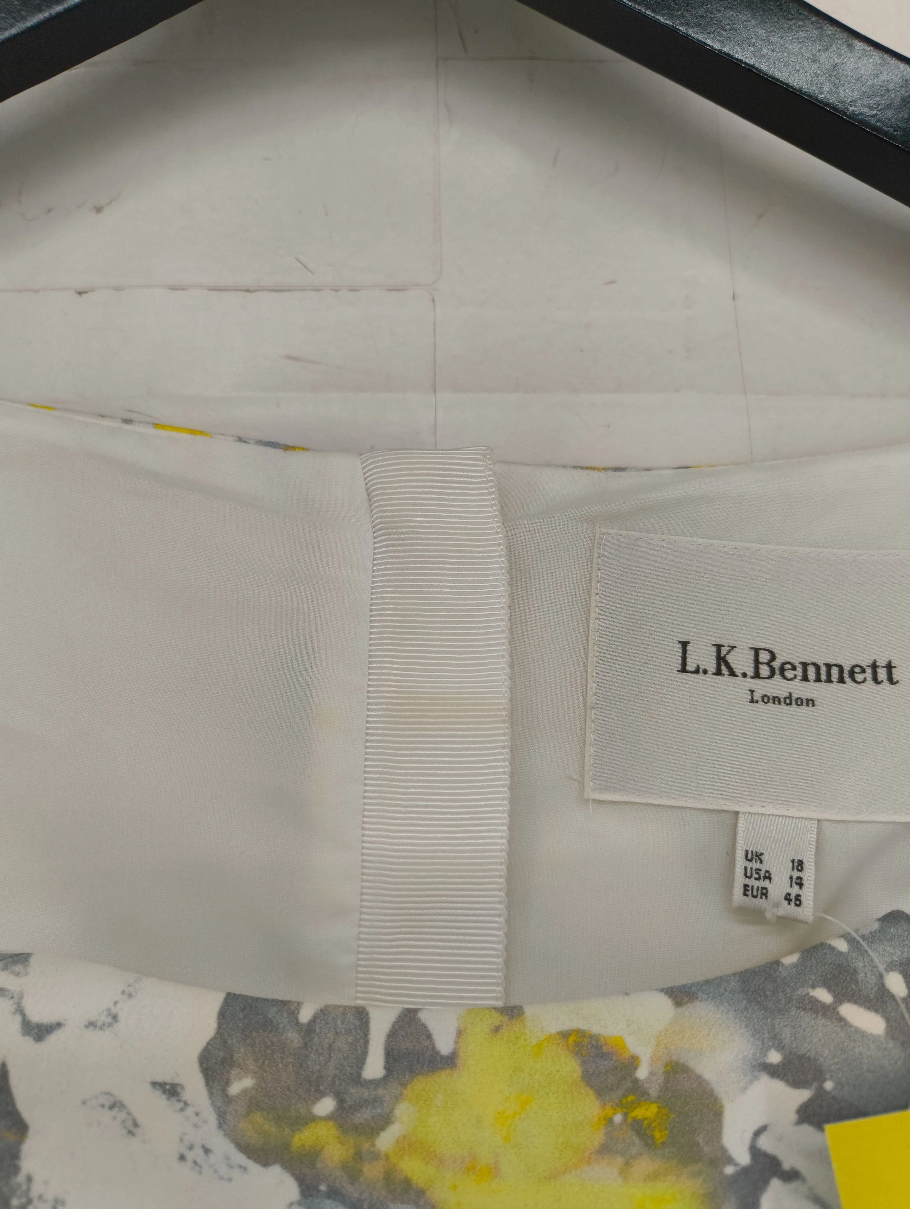 L.K. Bennett Bodycon Midi Dress UK18 in Multi - Image 5