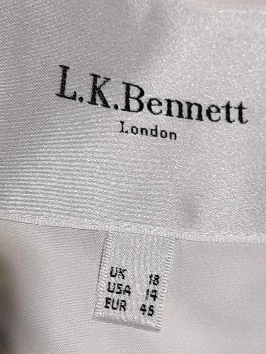 L.K. Bennett Bodycon Midi Dress UK18 in Multi - Image 6