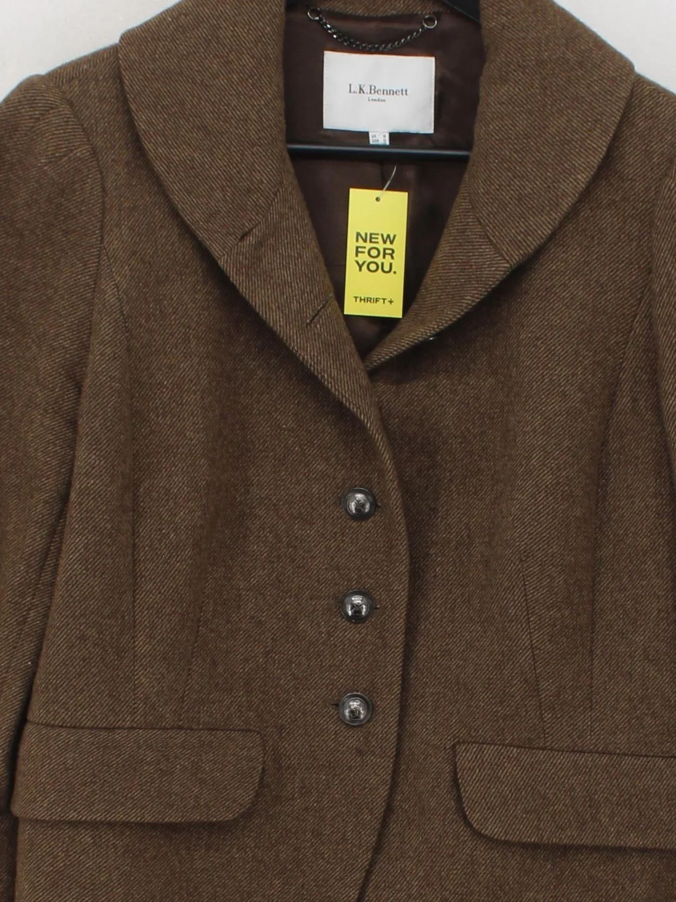 L.K. Bennett Overcoat jacket brown - Image 3