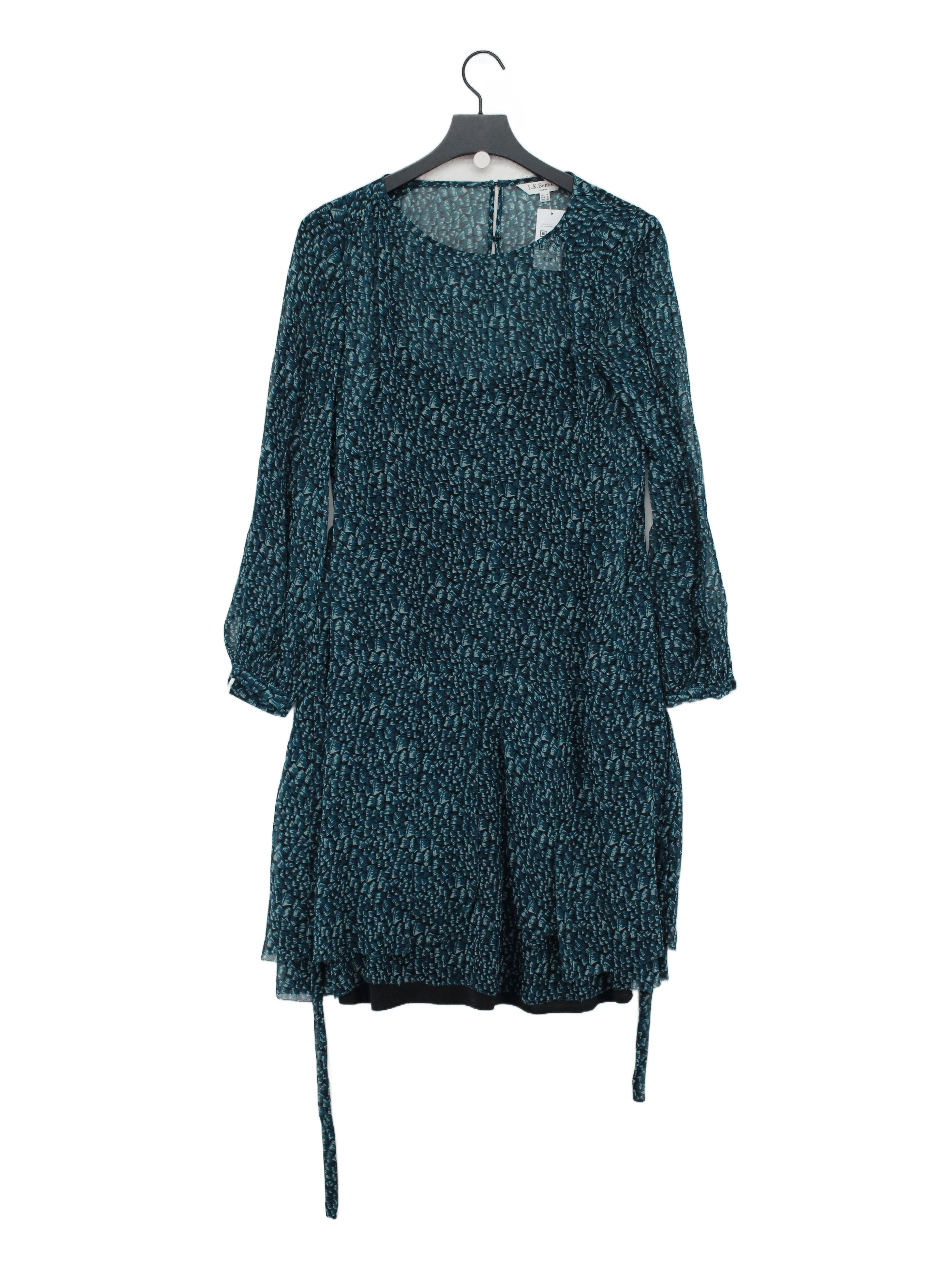L.K. Bennett Shirt Mini Dress in Blue