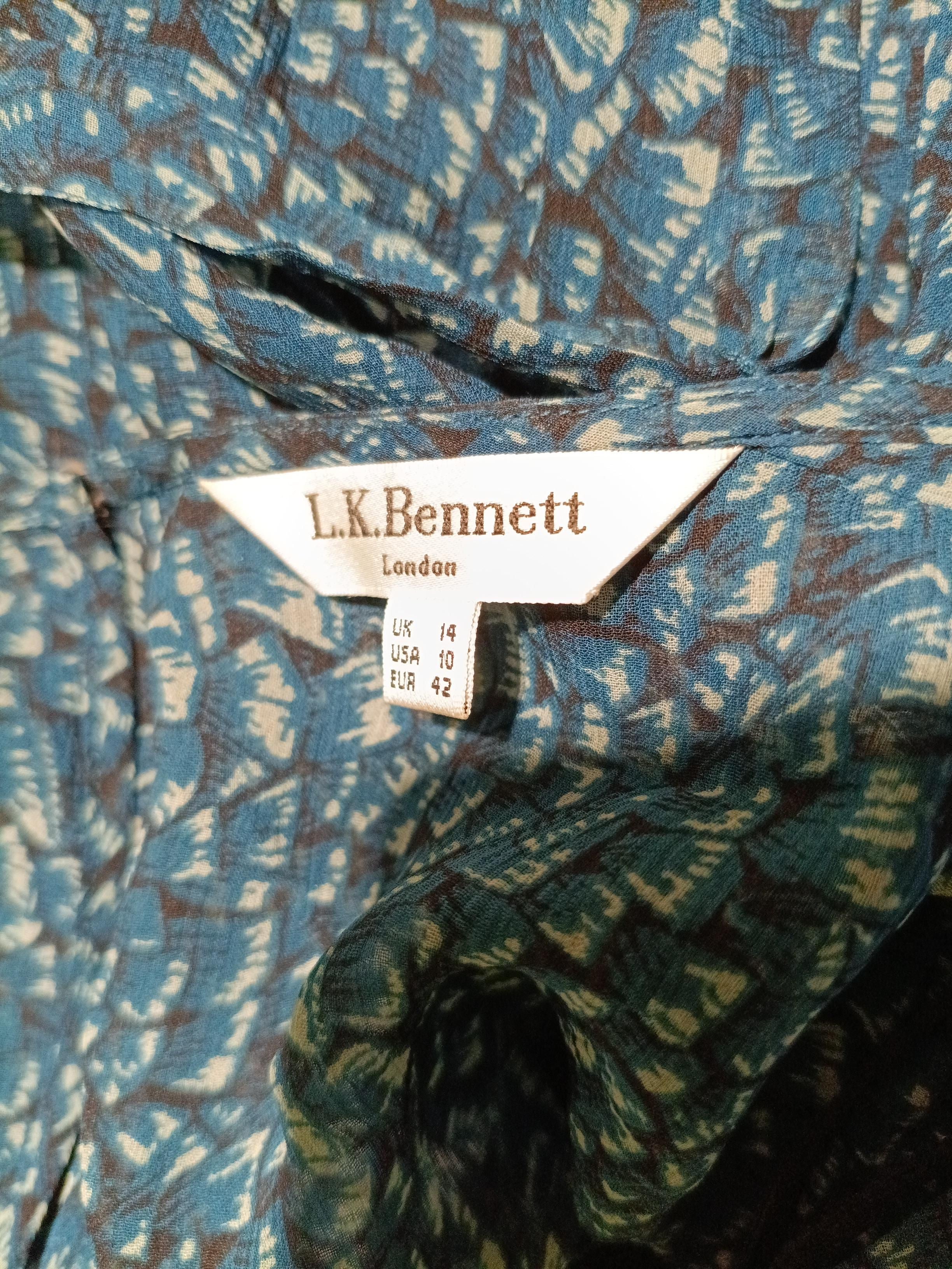 L.K. Bennett Shirt Mini Dress in Blue - Image 5