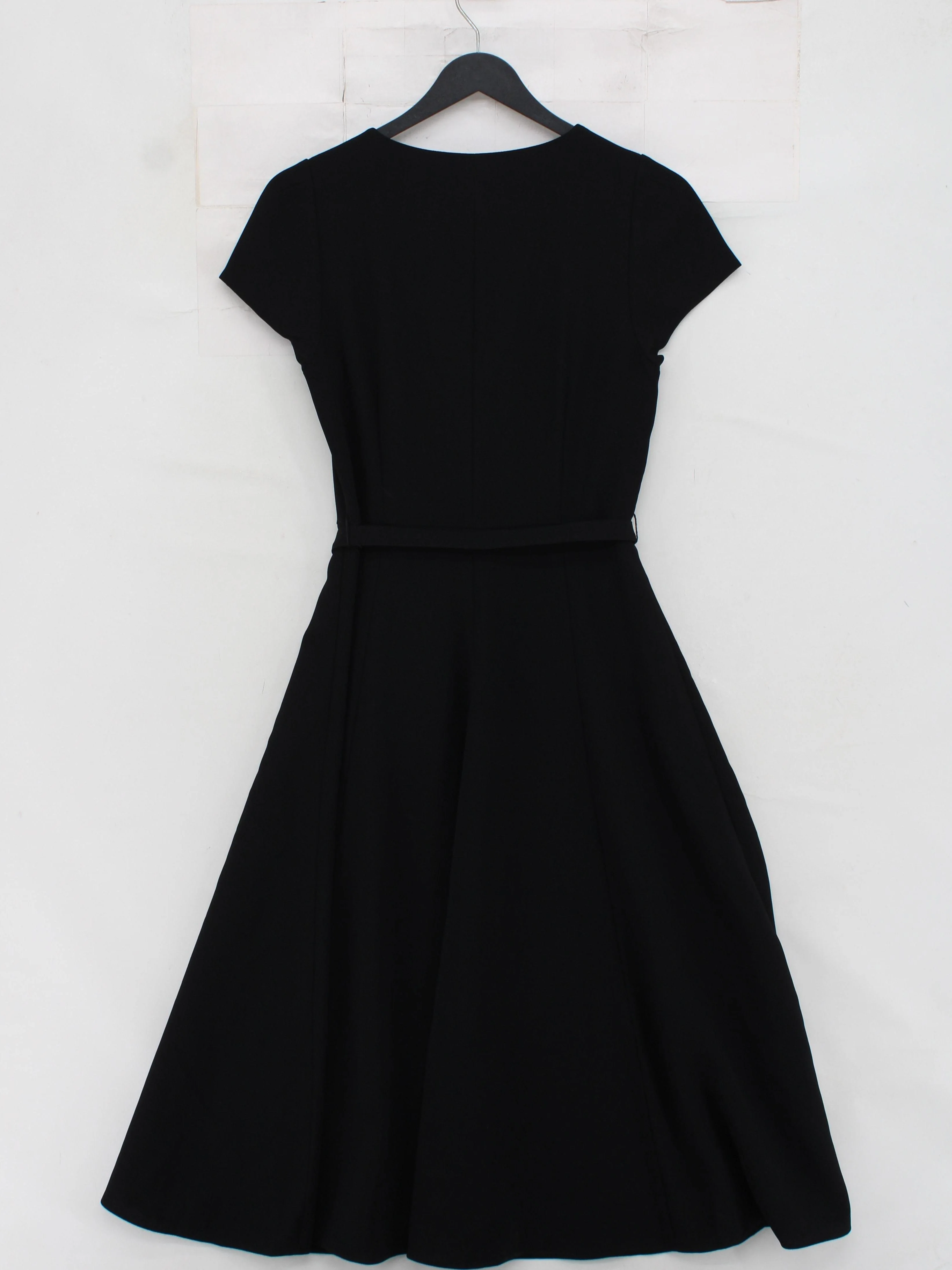 L.K. Bennett Skater Midi Dress UK8 in Black - Image 2